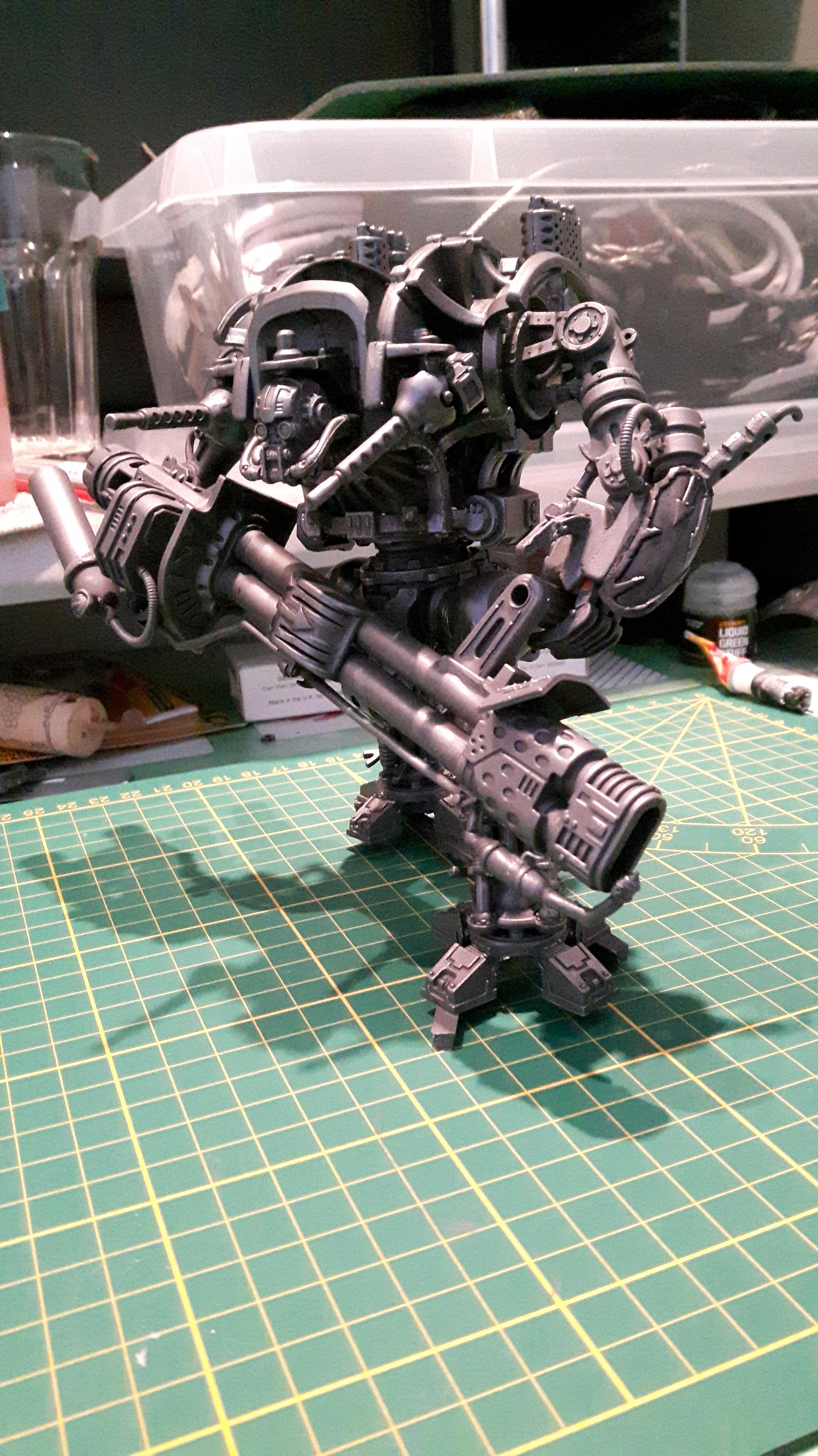 Chaos, Chaos Space Marines, Conversion, Flamethrower, Imperial Knight, Work In Progress