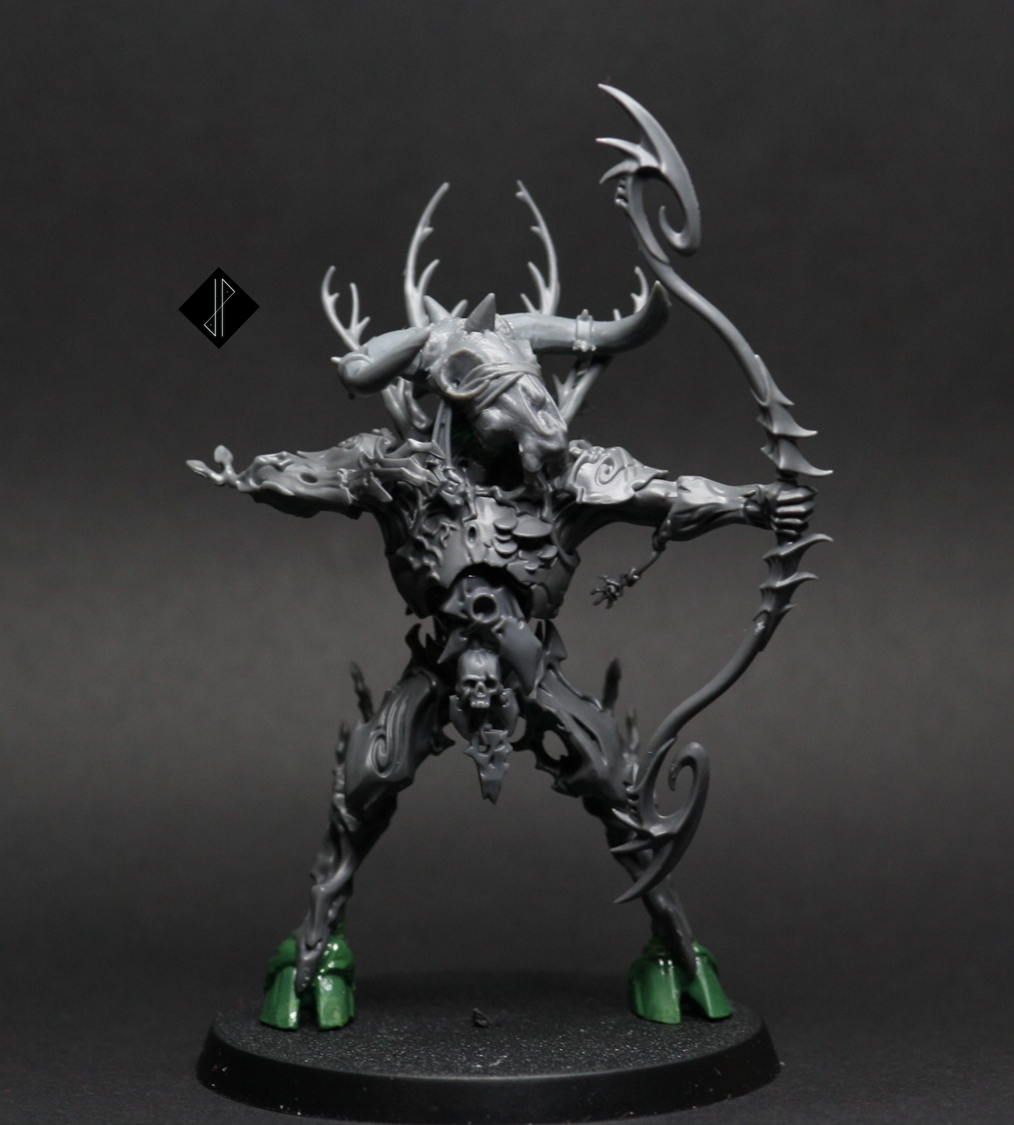 Minotaur with bow WIP