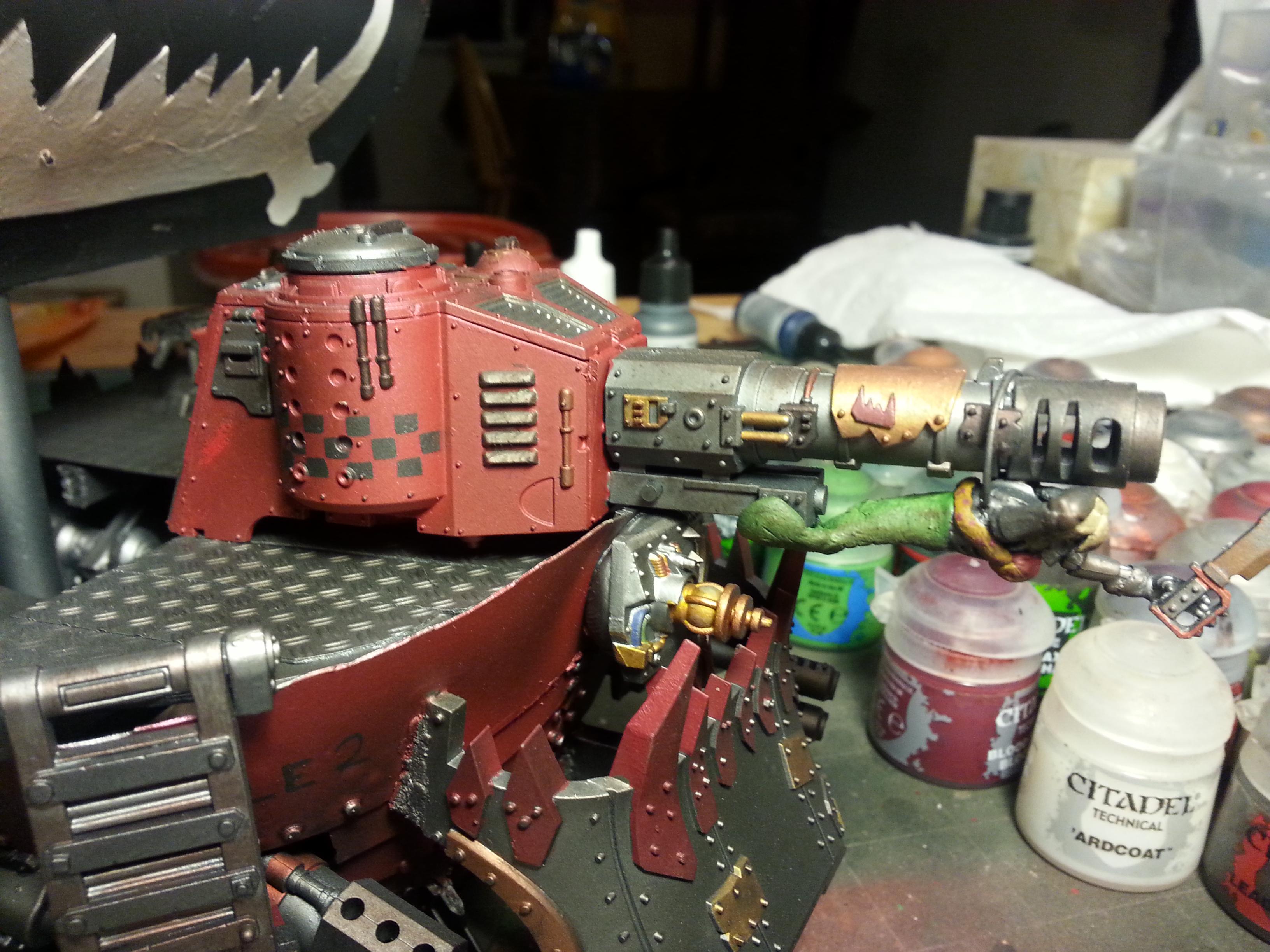 Turret close up
