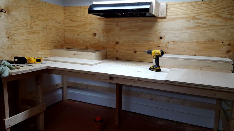 Bench, Painting, Workbench