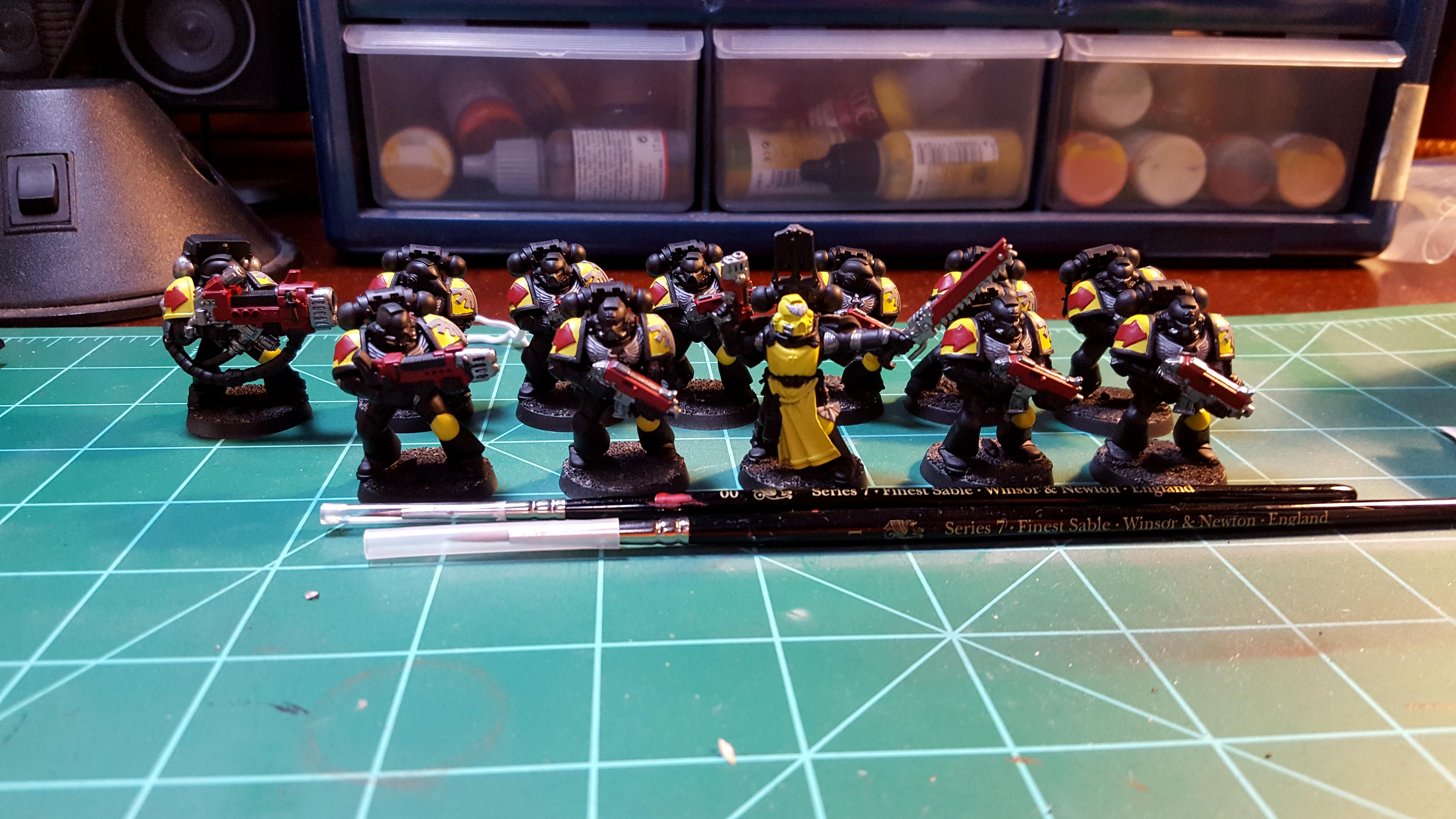 Dark Angels, Dark Vengeance, Space Marines, Work In Progress