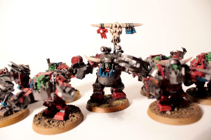 Mega Armor, Meganobz, Orks, Warboss