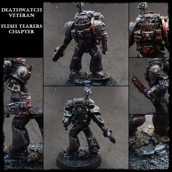 Deathwatch, Kill Team, Space Marines, Veteran, Warhammer 40,000, Weathered