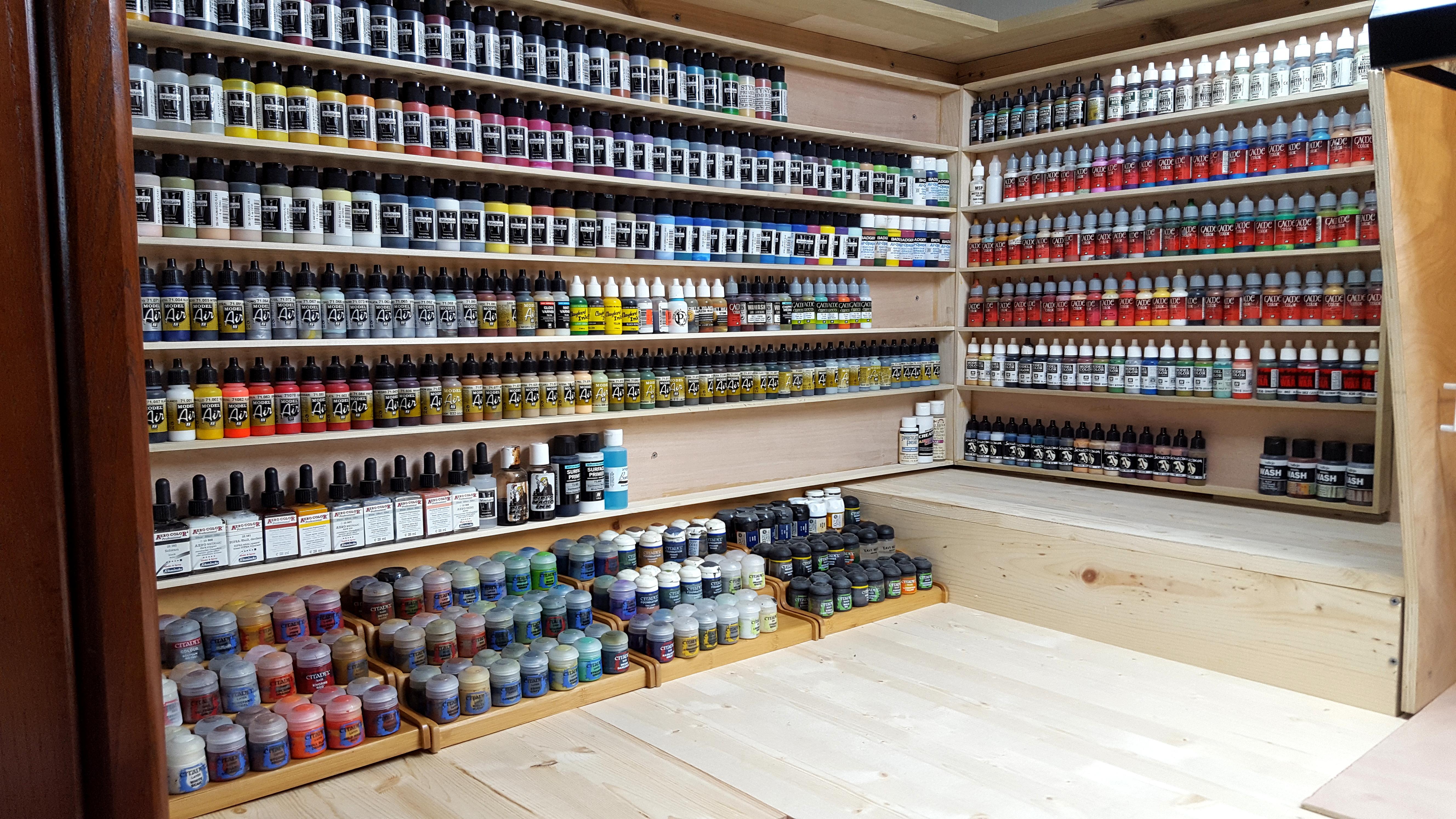 Bench, Painting, Workbench