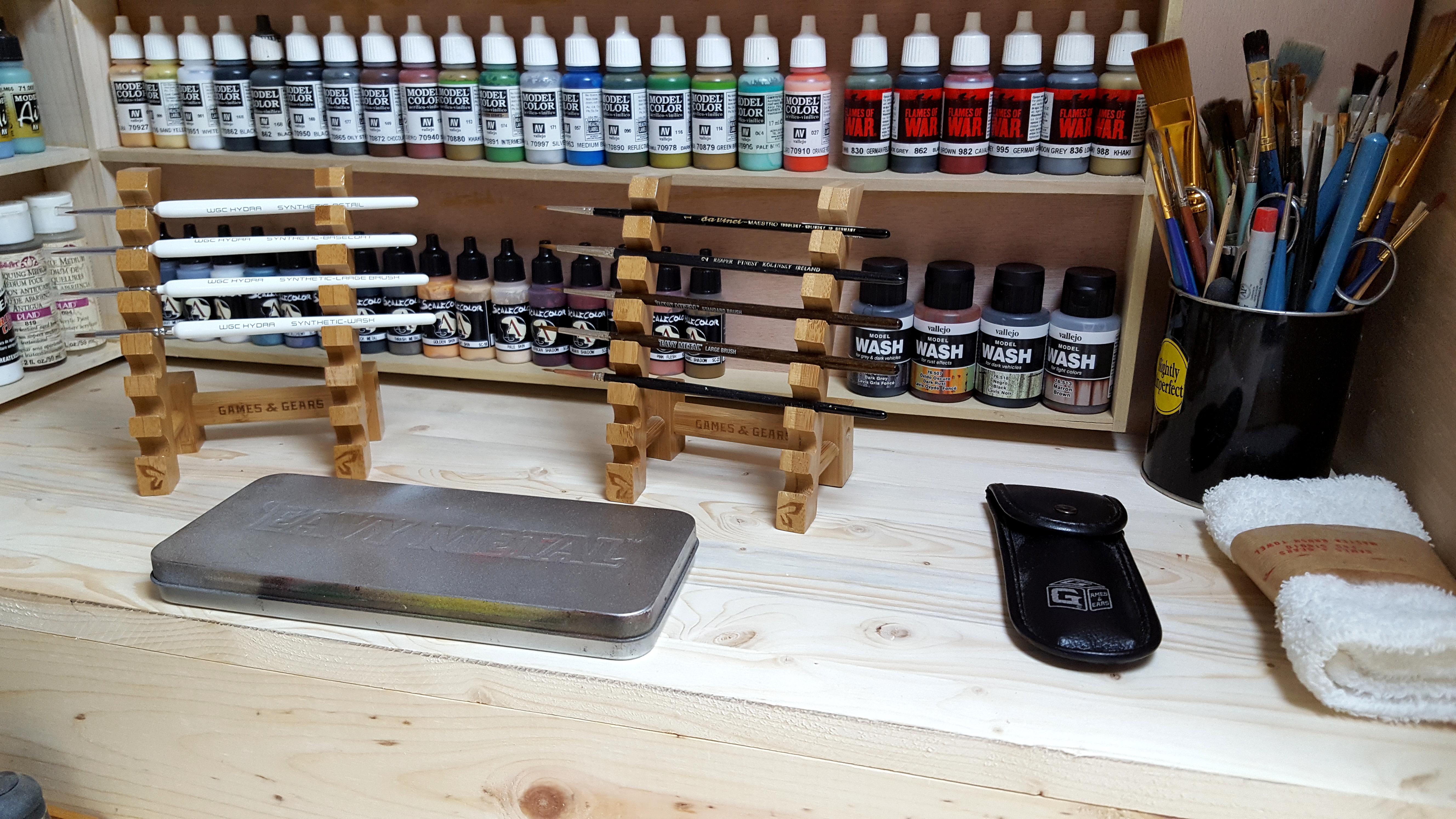 Bench, Painting, Workbench