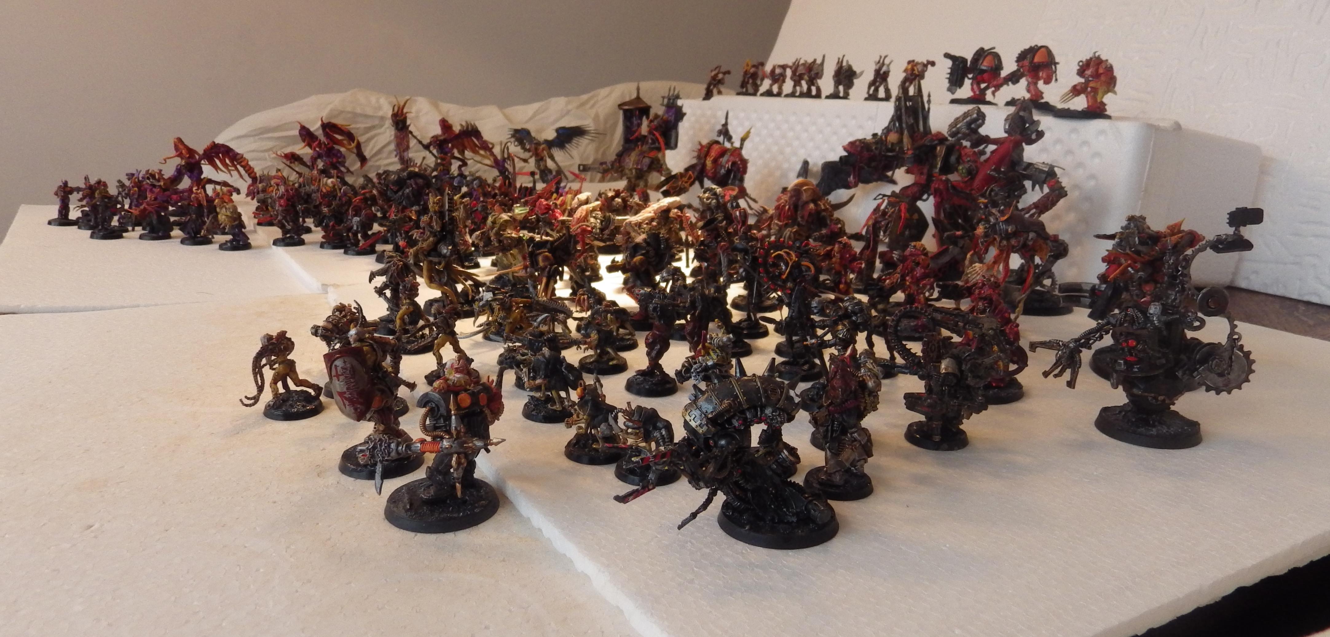 Army, Chaos, Chaos Space Marines, Conversion, Daemons