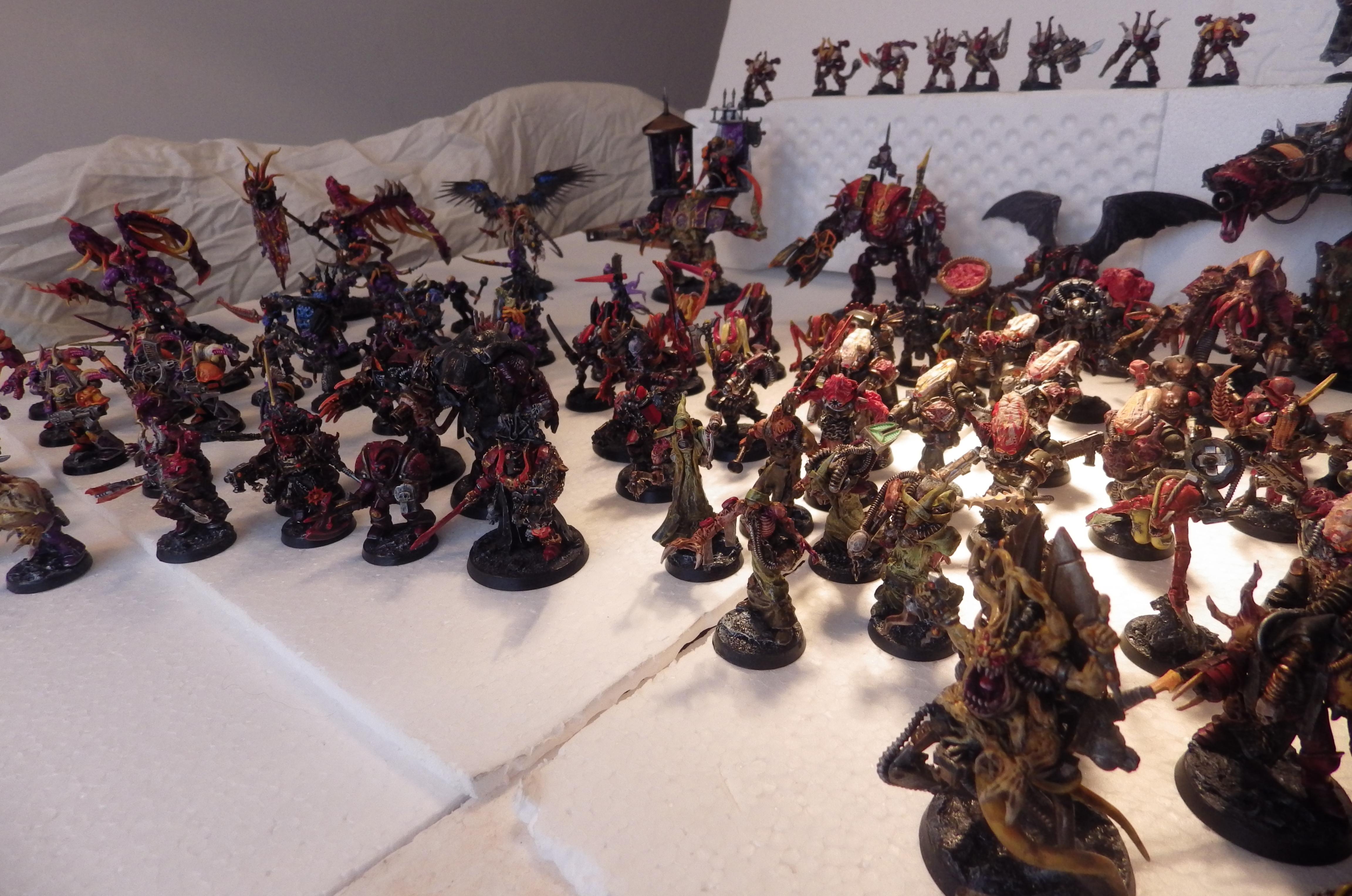 Army, Chaos, Chaos Space Marines, Conversion, Daemons