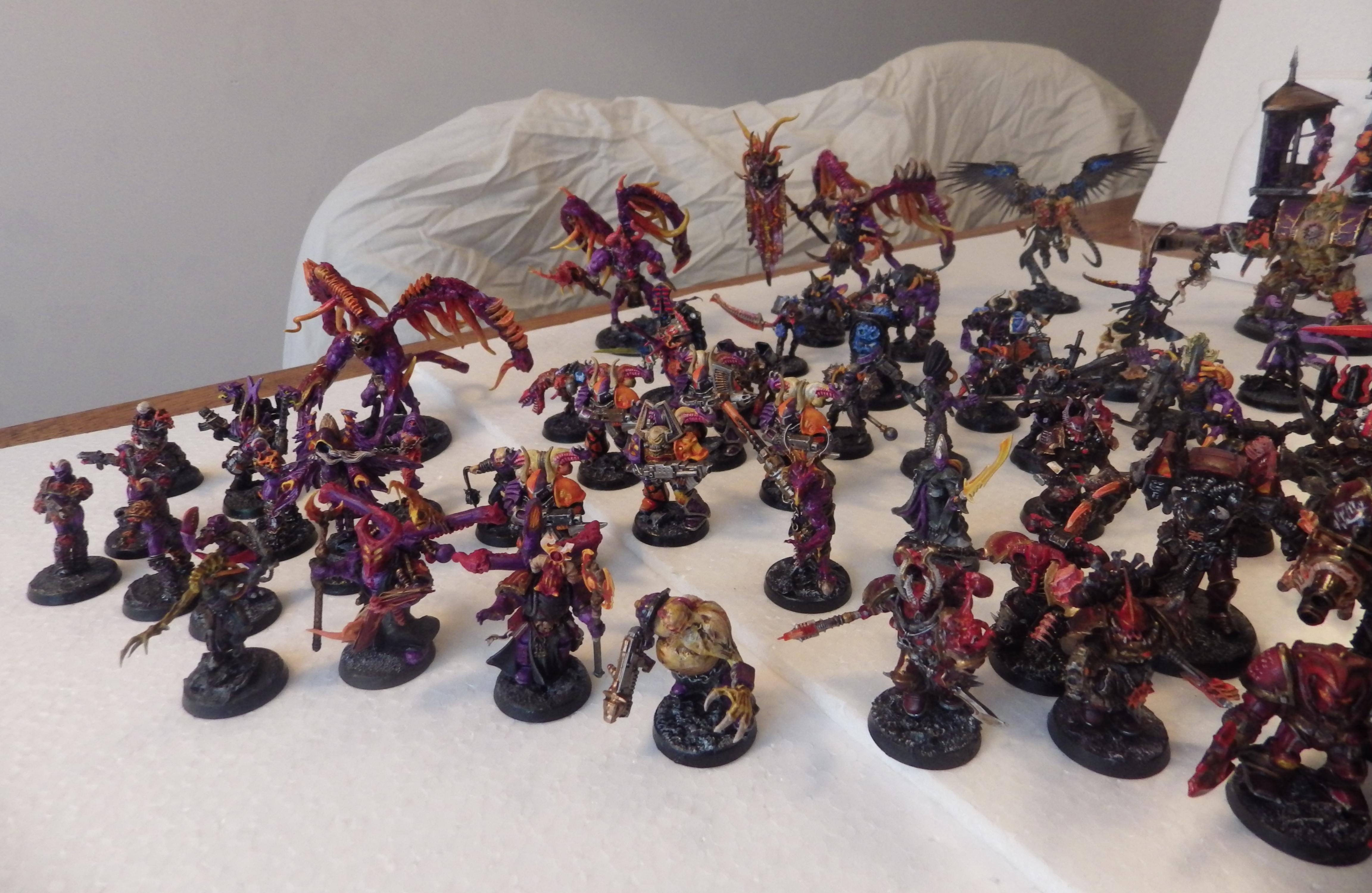 Army, Chaos, Chaos Space Marines, Conversion, Daemons