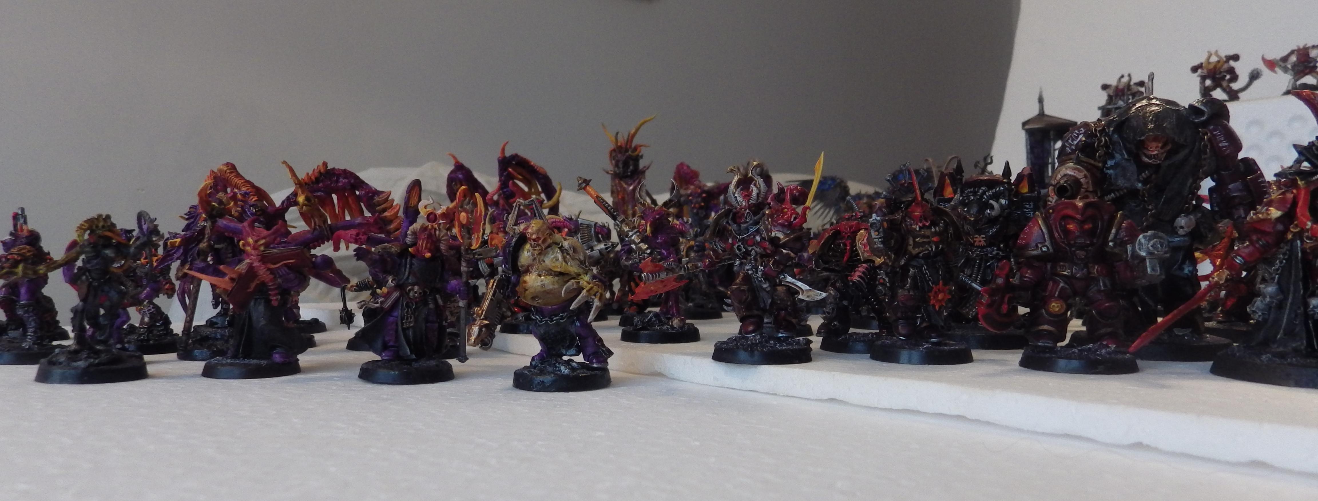 Army, Chaos, Chaos Space Marines, Conversion, Daemons