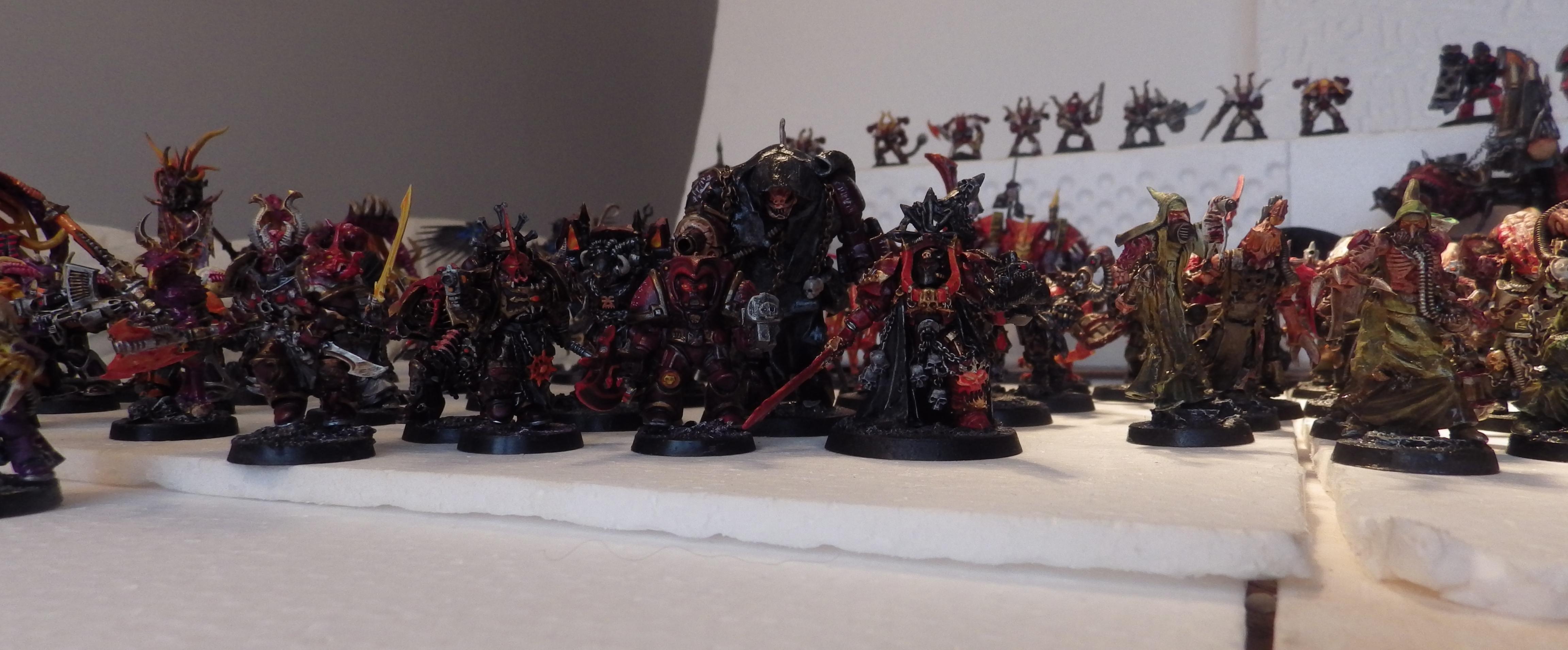 Army, Chaos, Chaos Space Marines, Conversion, Daemons