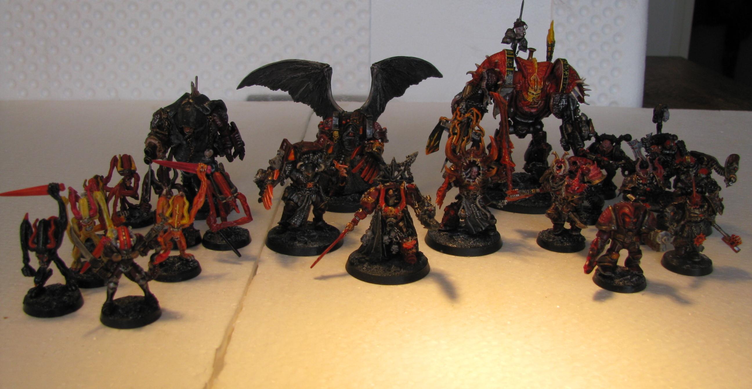 Army, Chaos, Chaos Space Marines, Conversion, Daemons