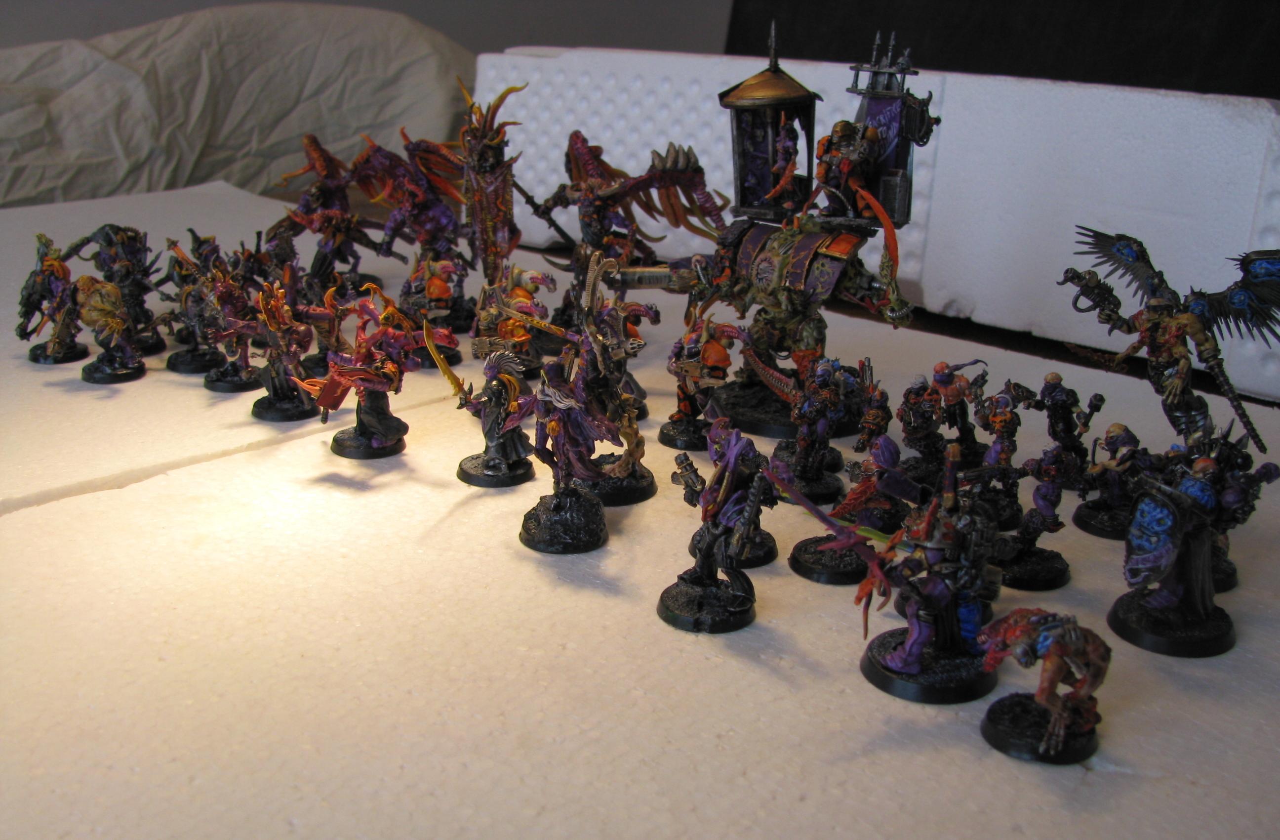 Army, Chaos, Chaos Space Marines, Conversion, Daemons