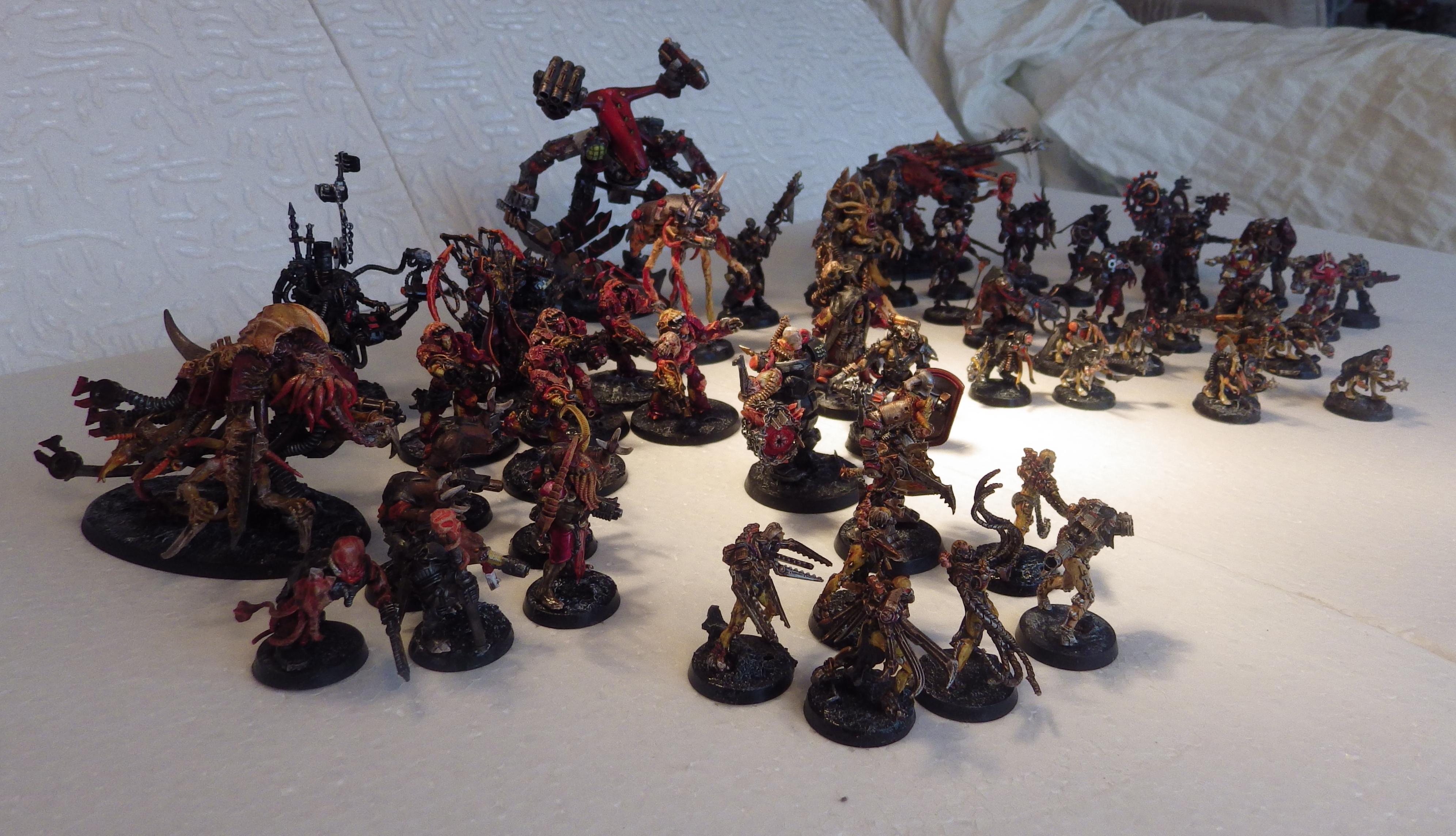 Army, Chaos, Chaos Space Marines, Conversion, Daemons