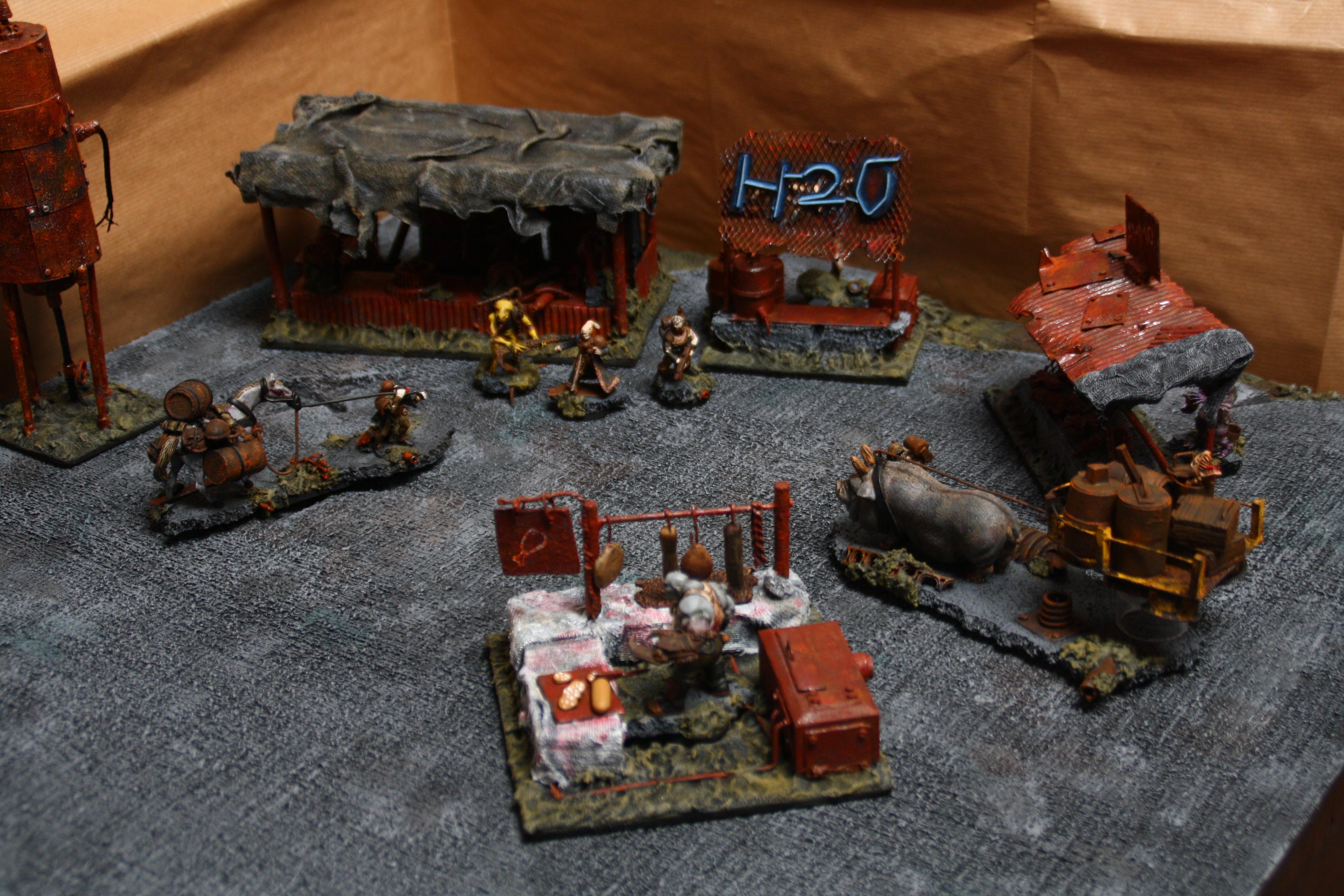 Diorama, Market, Terrian