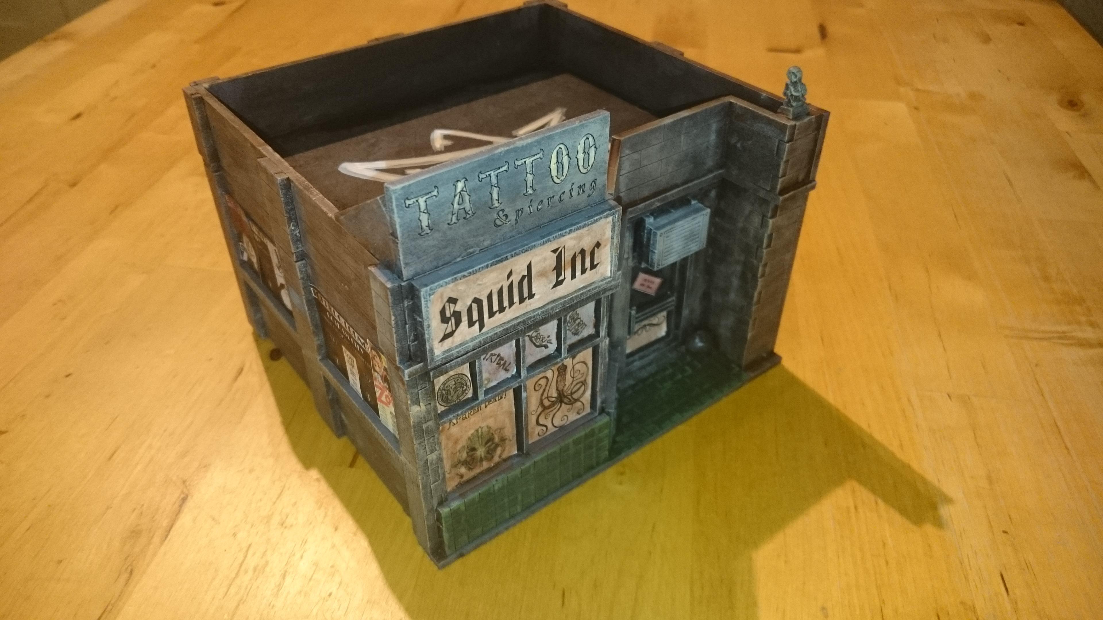 Terrain, Squid Inc front corner