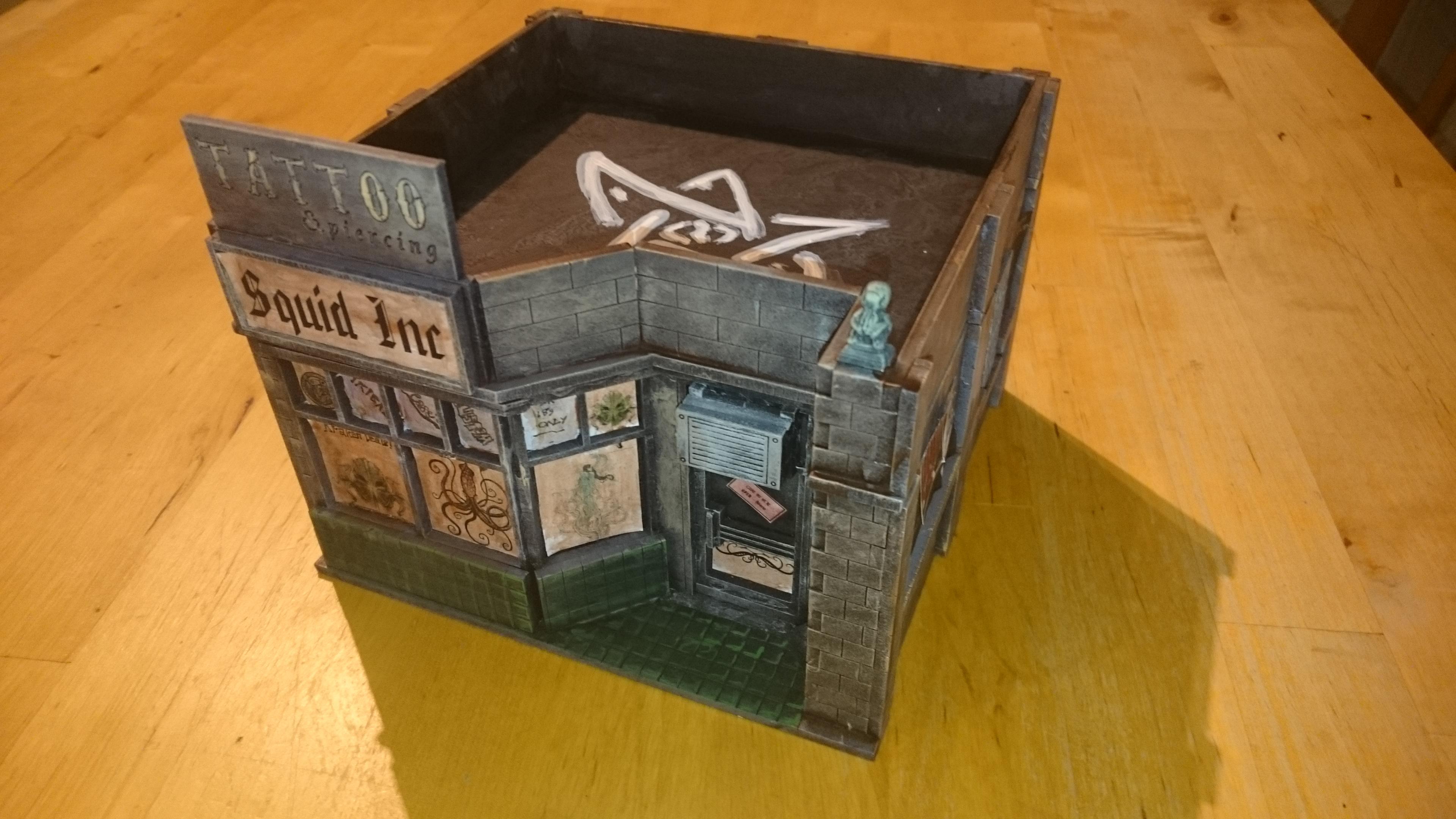 Terrain, Squid Inc front further 