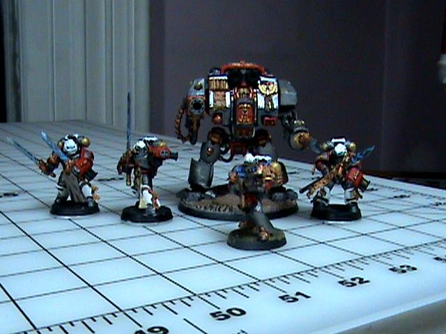 Grey Knight Purifiers and Dreadknight