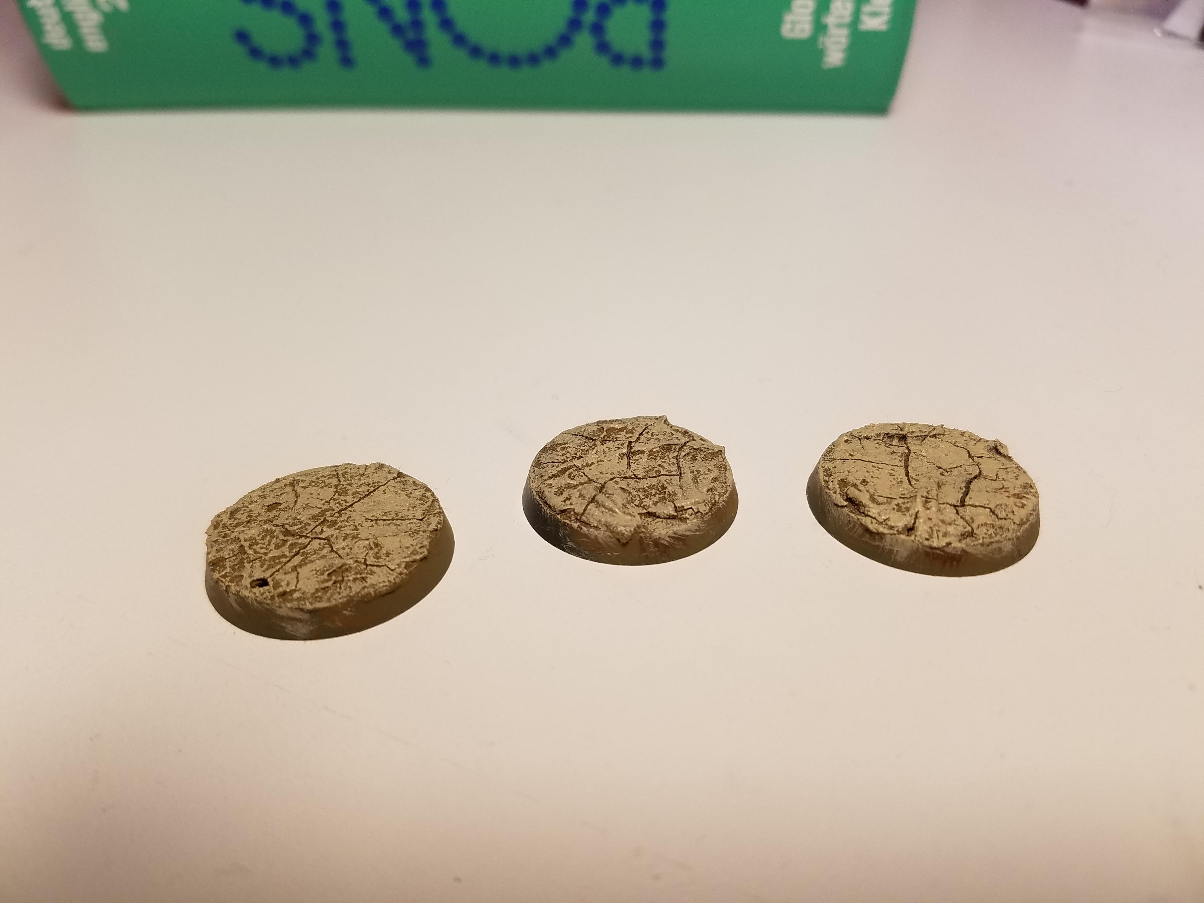 Base, Cracked Earth, Cracked earth basing samples