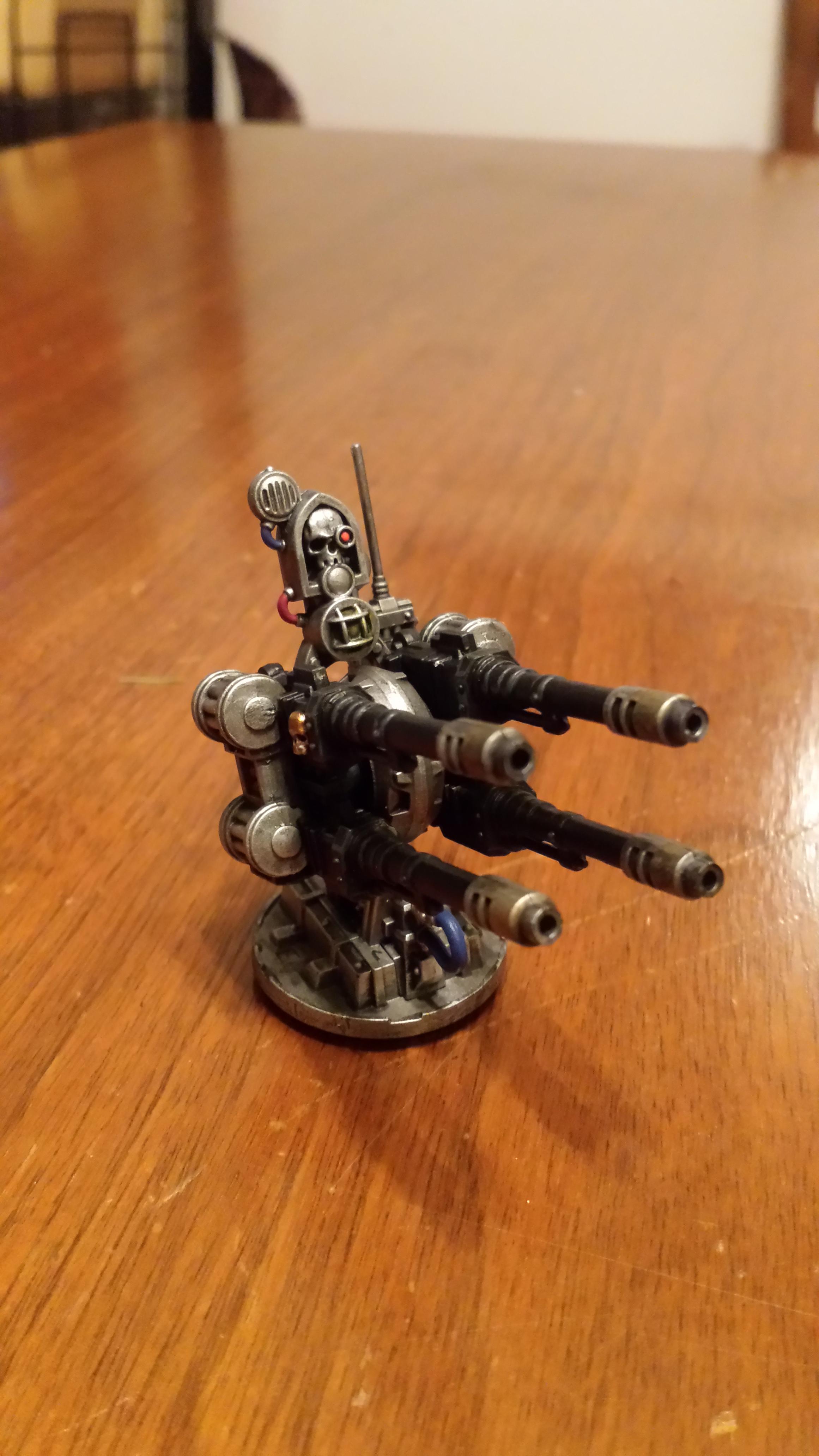 Dirty, Grey, Metal, Quad Gun