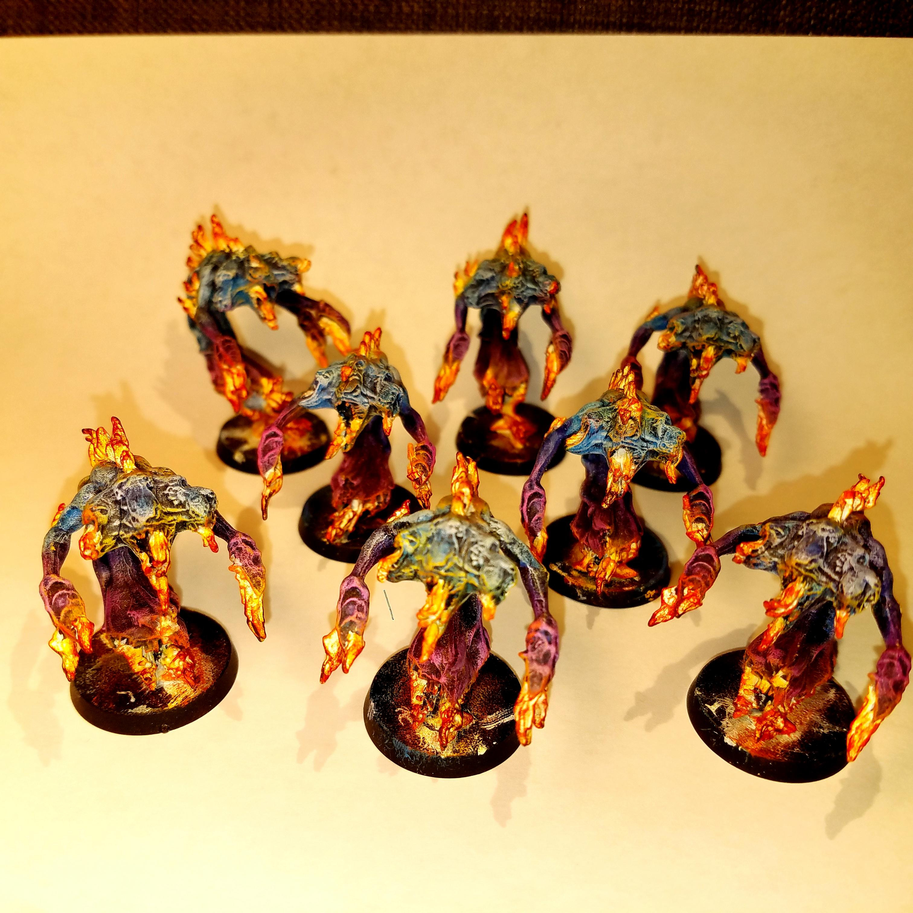 Age Of Sigmar, Chaos Daemons, Daemons Of Tzeentch, Flamers, Flamers Of Tzeentch, Scions Of The Warp, Tzeentch, Warflame Host, Warhammer 40,000