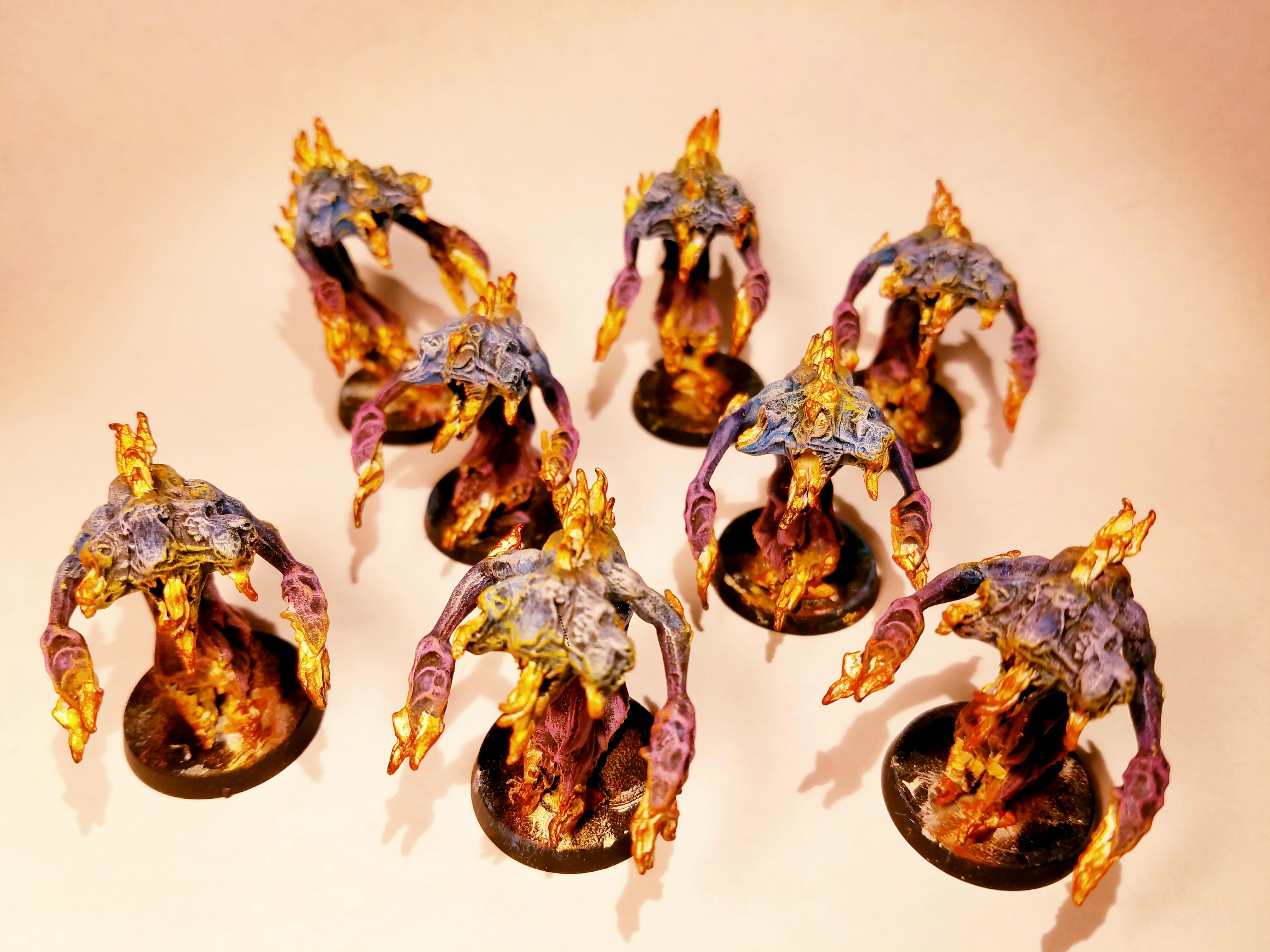Age Of Sigmar, Chaos Daemons, Daemons Of Tzeentch, Flamers, Flamers Of Tzeentch, Scions Of The Warp, Tzeentch, Warflame Host, Warhammer 40,000