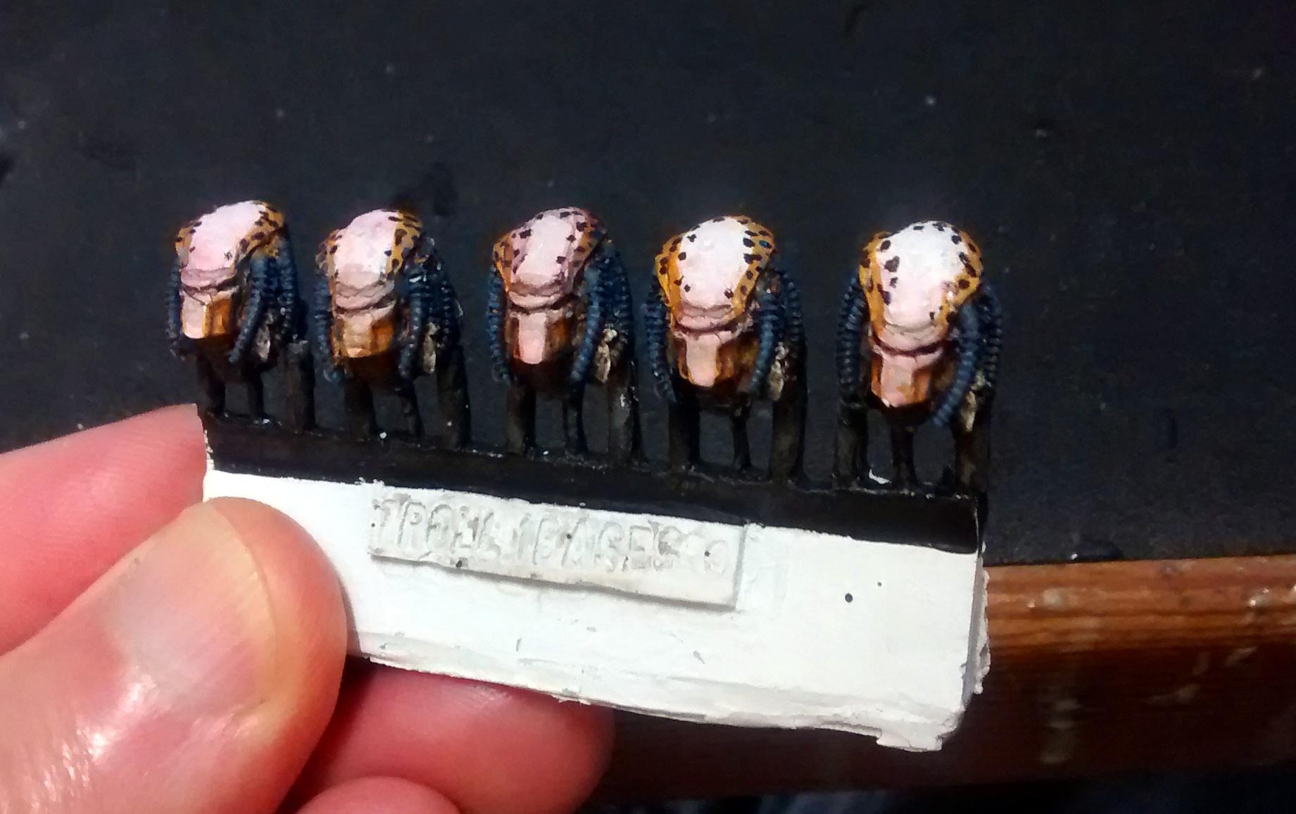 Predmarine helmets/ visors painted