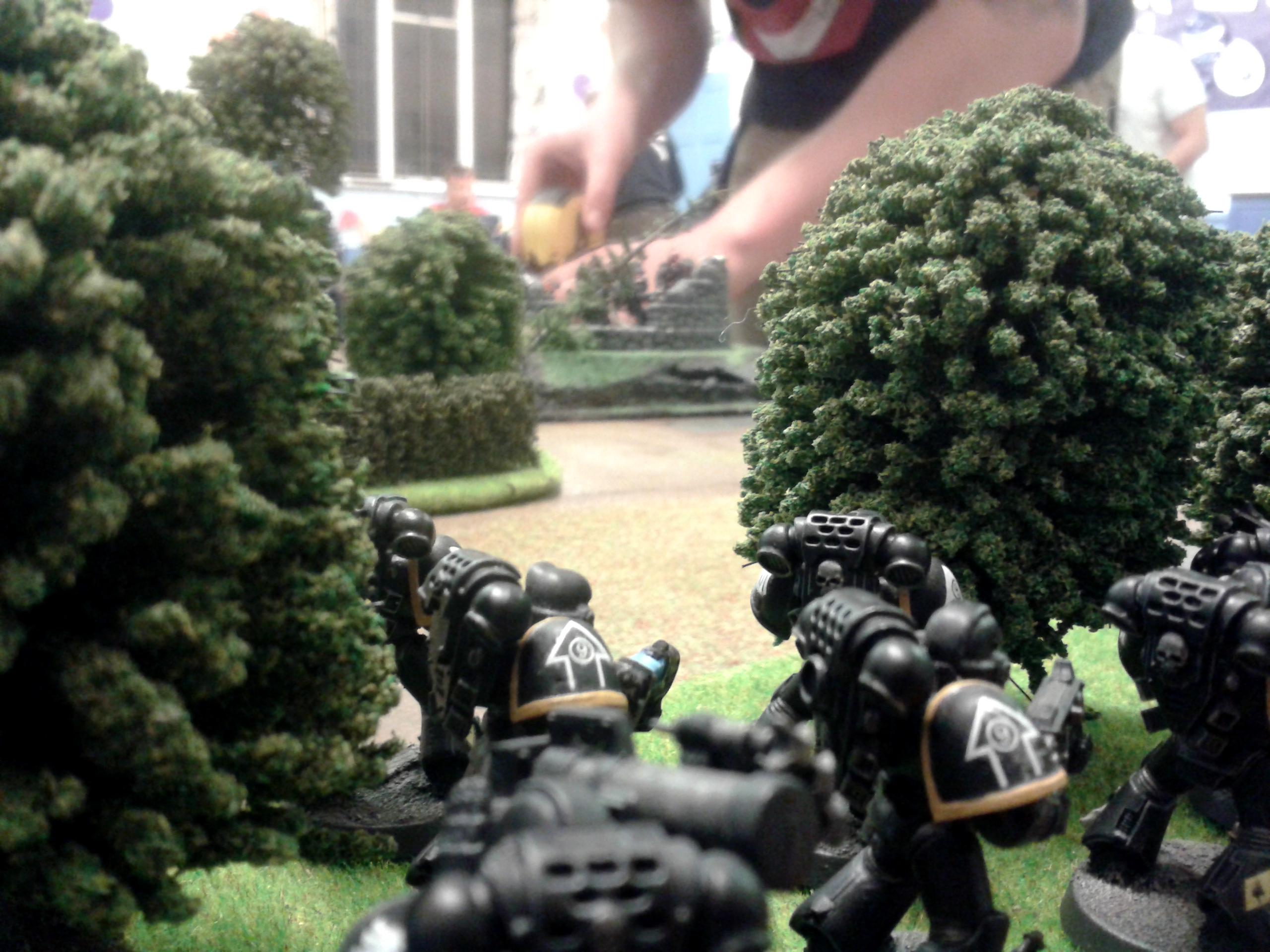 Battle, Chaos, Guard, Lords, Night, Raven, Report, Space, Space Marines, Warhammer 40,000, Warhammer Fantasy
