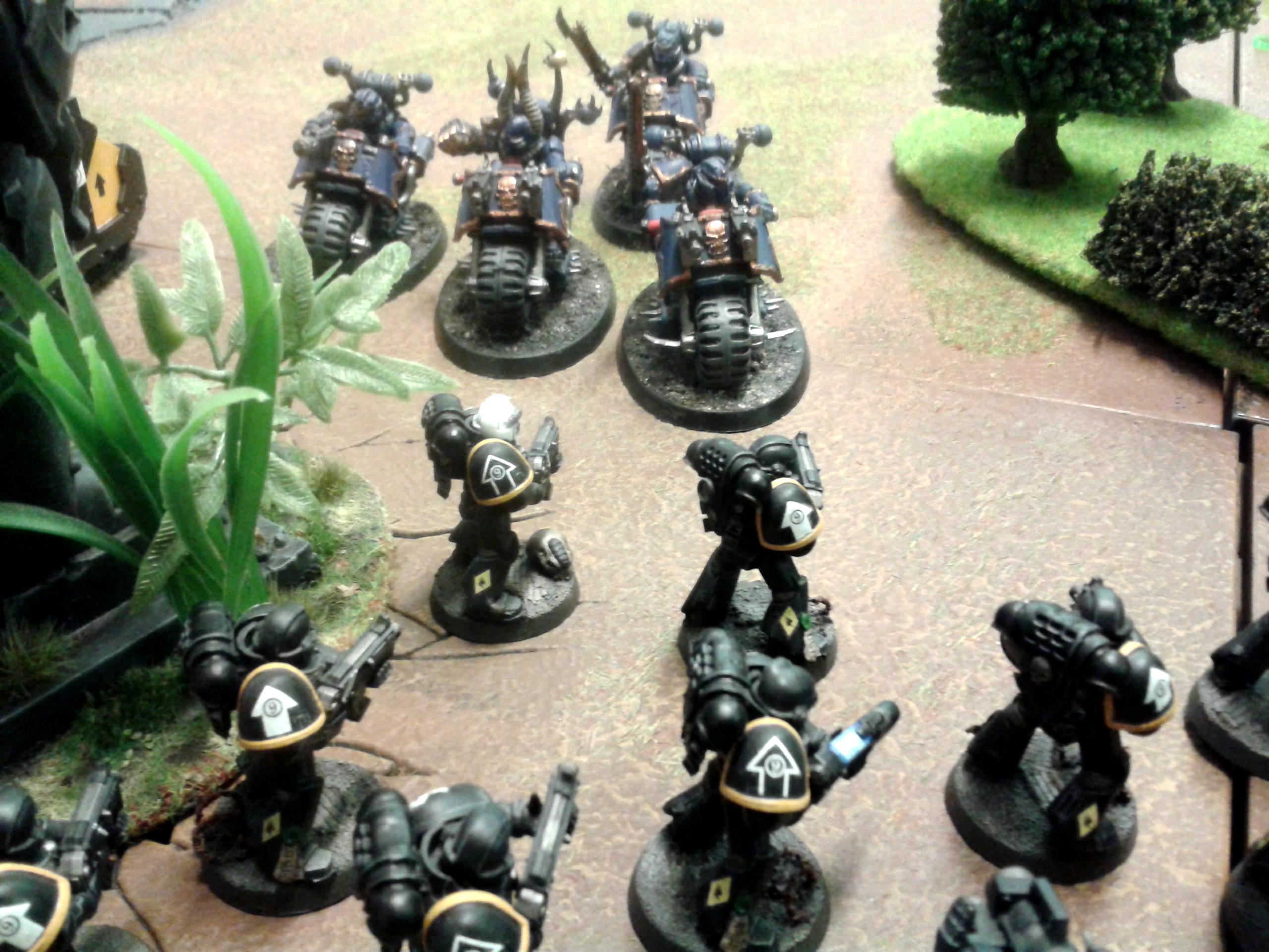 Battle, Chaos, Guard, Lords, Night, Raven, Report, Space, Space Marines, Warhammer 40,000, Warhammer Fantasy