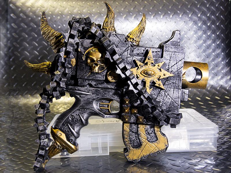 Bolt Pistol, Chaos, Chaos Space Marines, Heresy!, Life Size