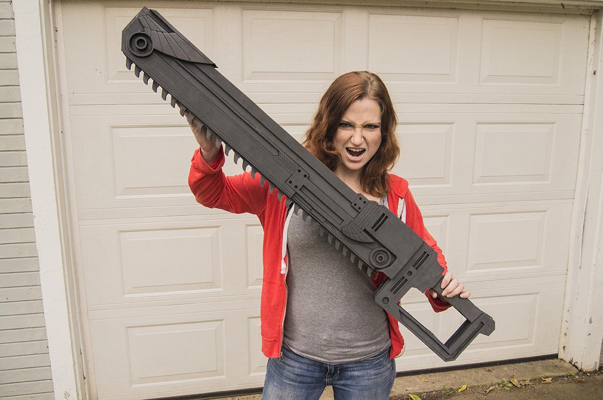 Chainsword, Chaos Space Marines, Lifesize, Space Marines