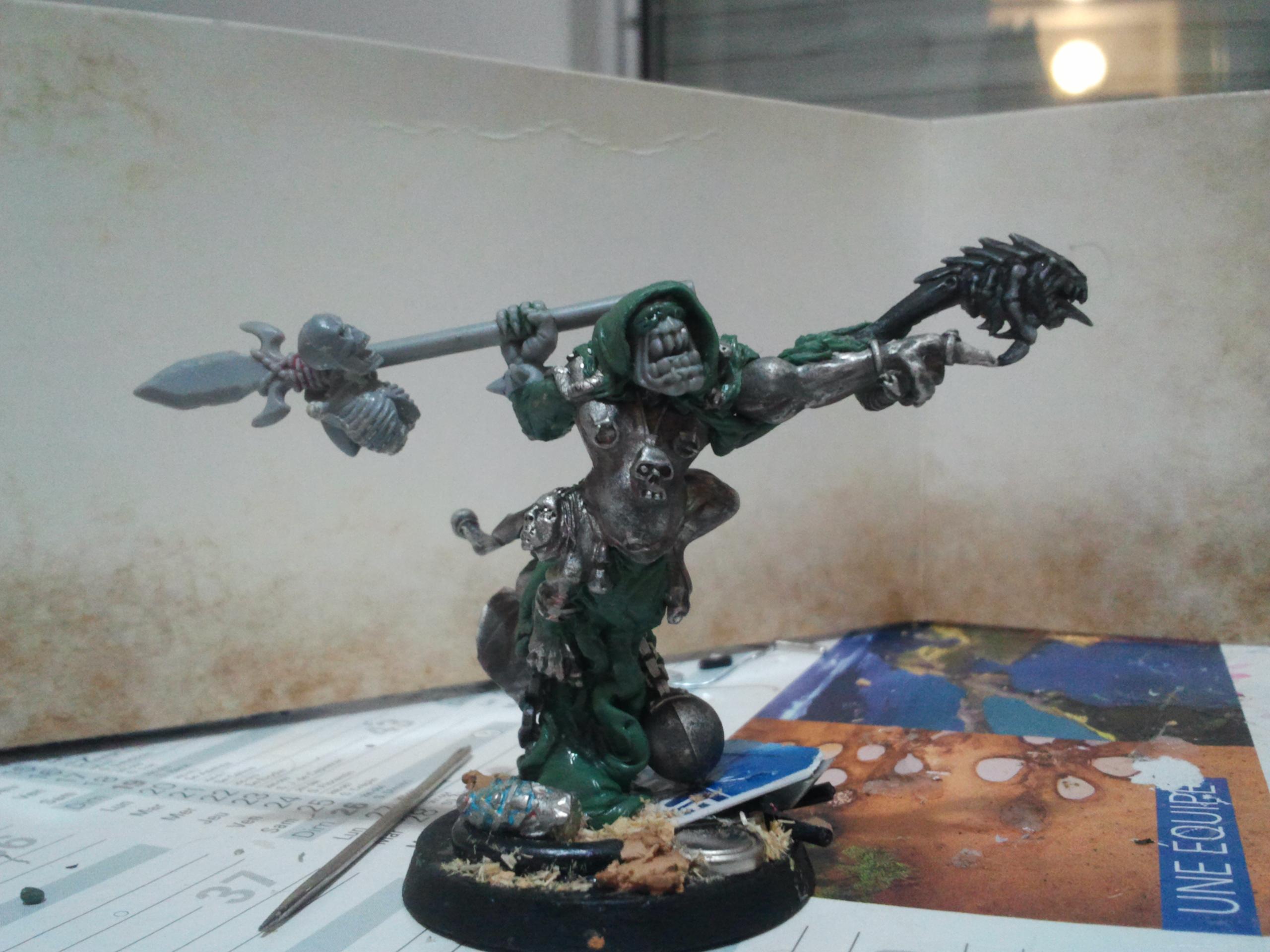 Headquarters, Orks, Warhammer 40,000, Weirdboy, Work In Progress