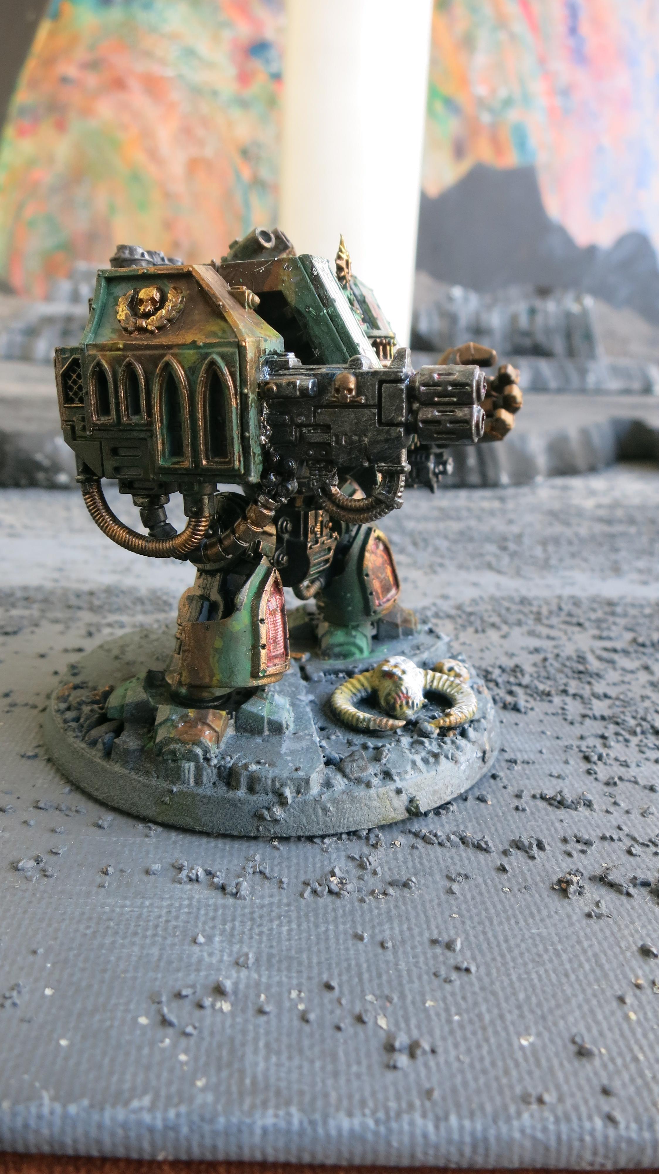 Camouflage, Dark Angels, Deathwing, Multi-melta, Vernerable Dreadnought