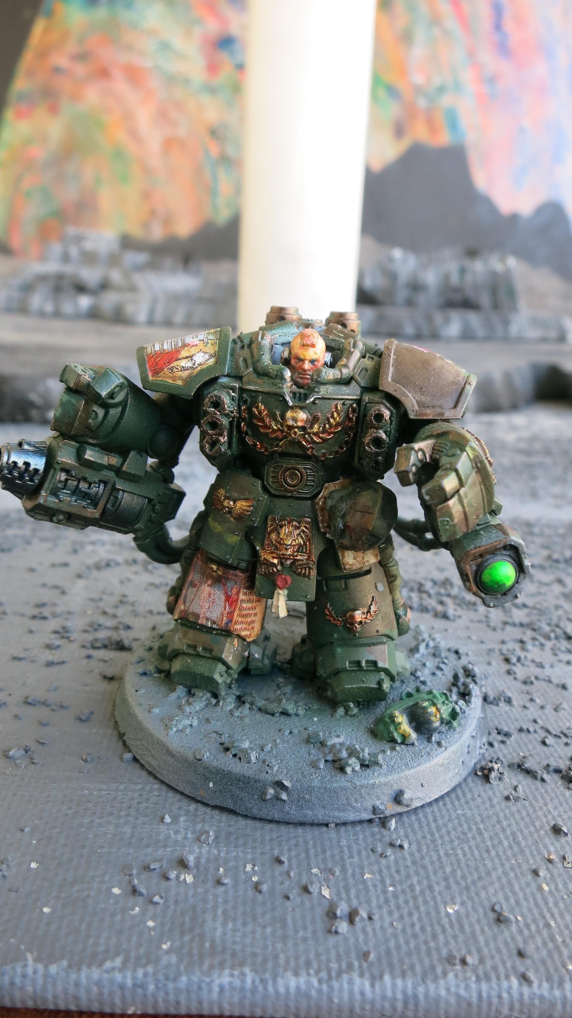 Camouflage, Dark Angels, Deathwing, Vernerable Dreadnought