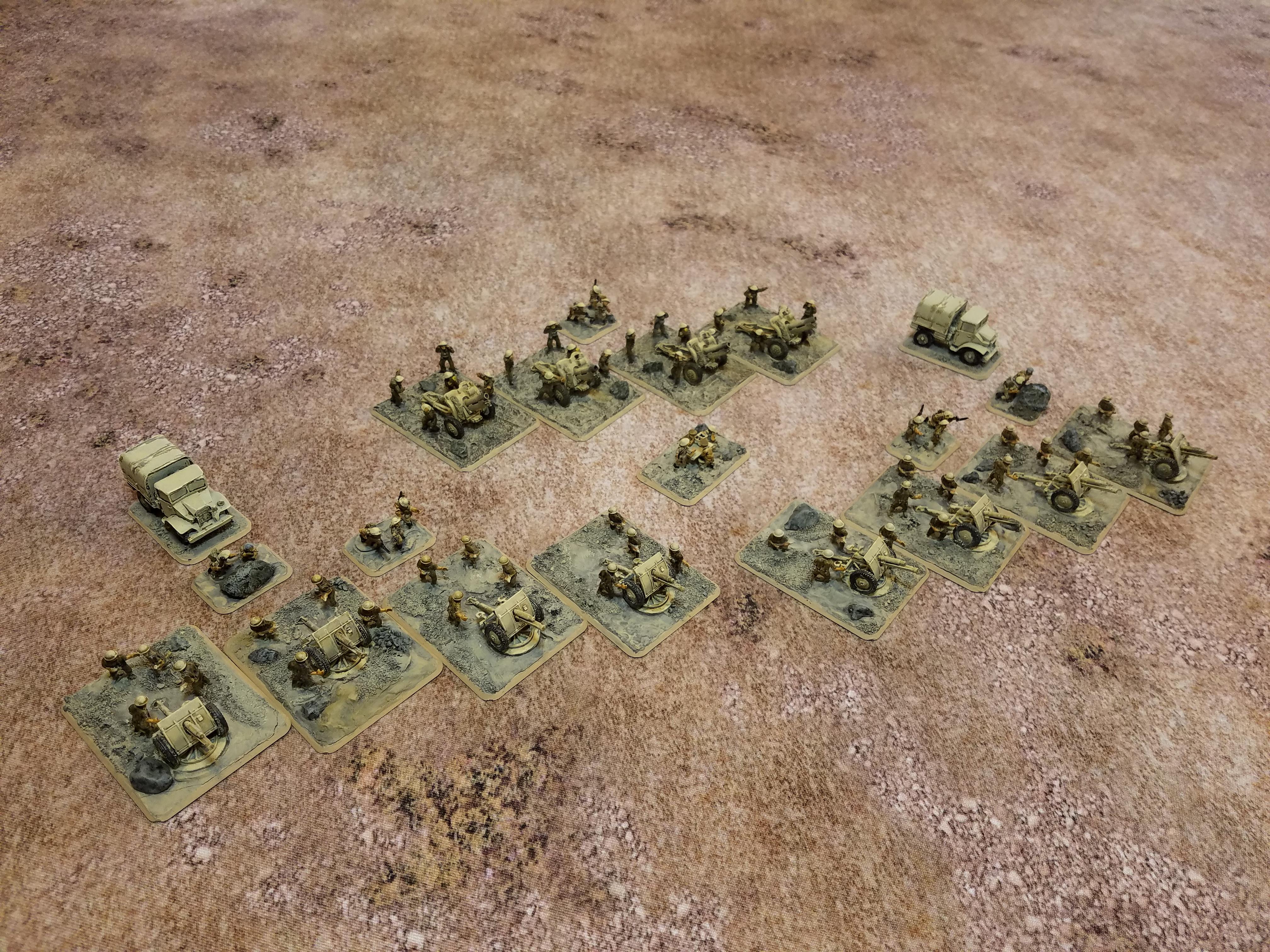8th Army, Artillery, Flames Of War