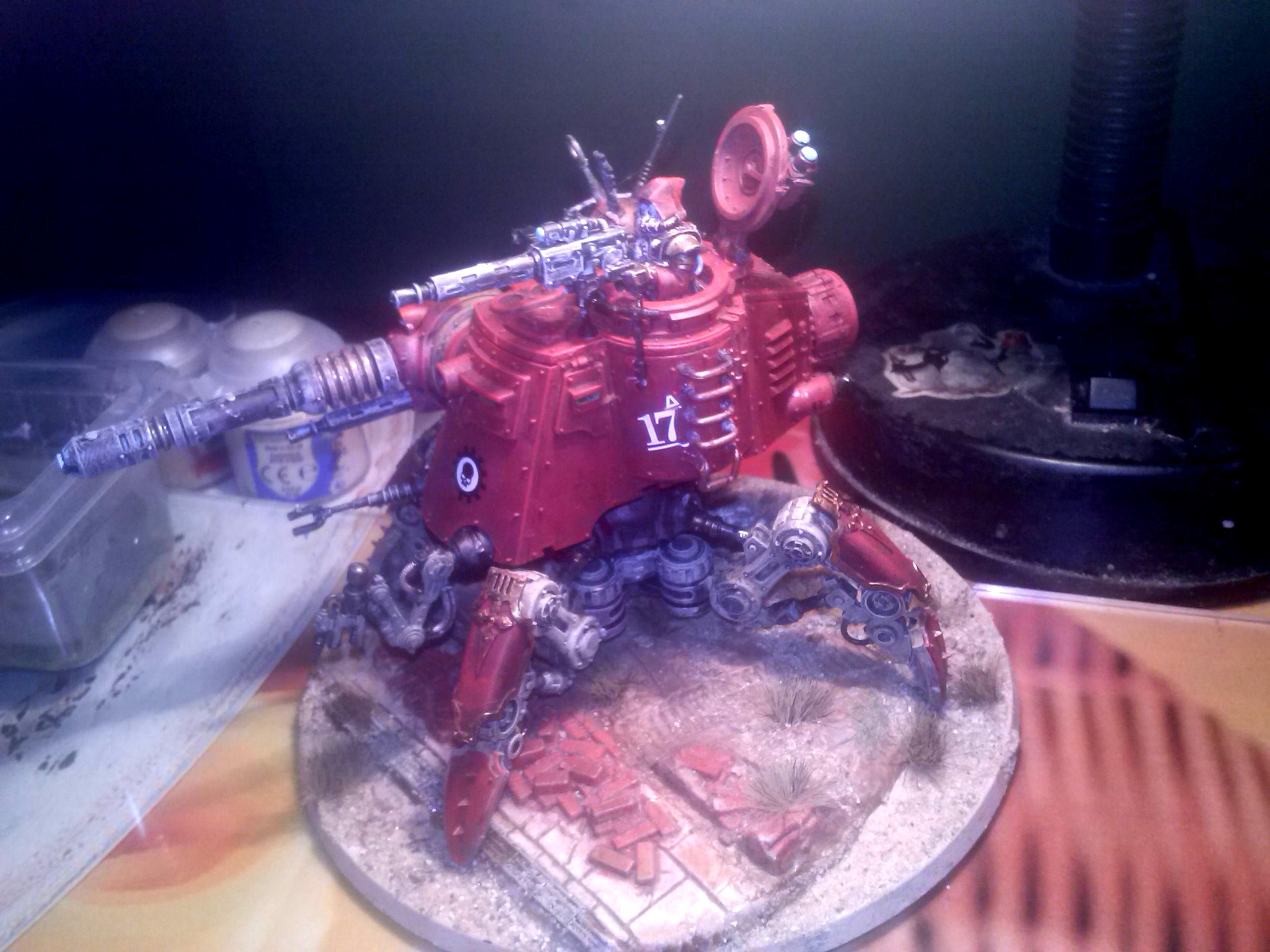 Onager Dunecrawler+adeptus Mechanicus+mechanicum+skitarii