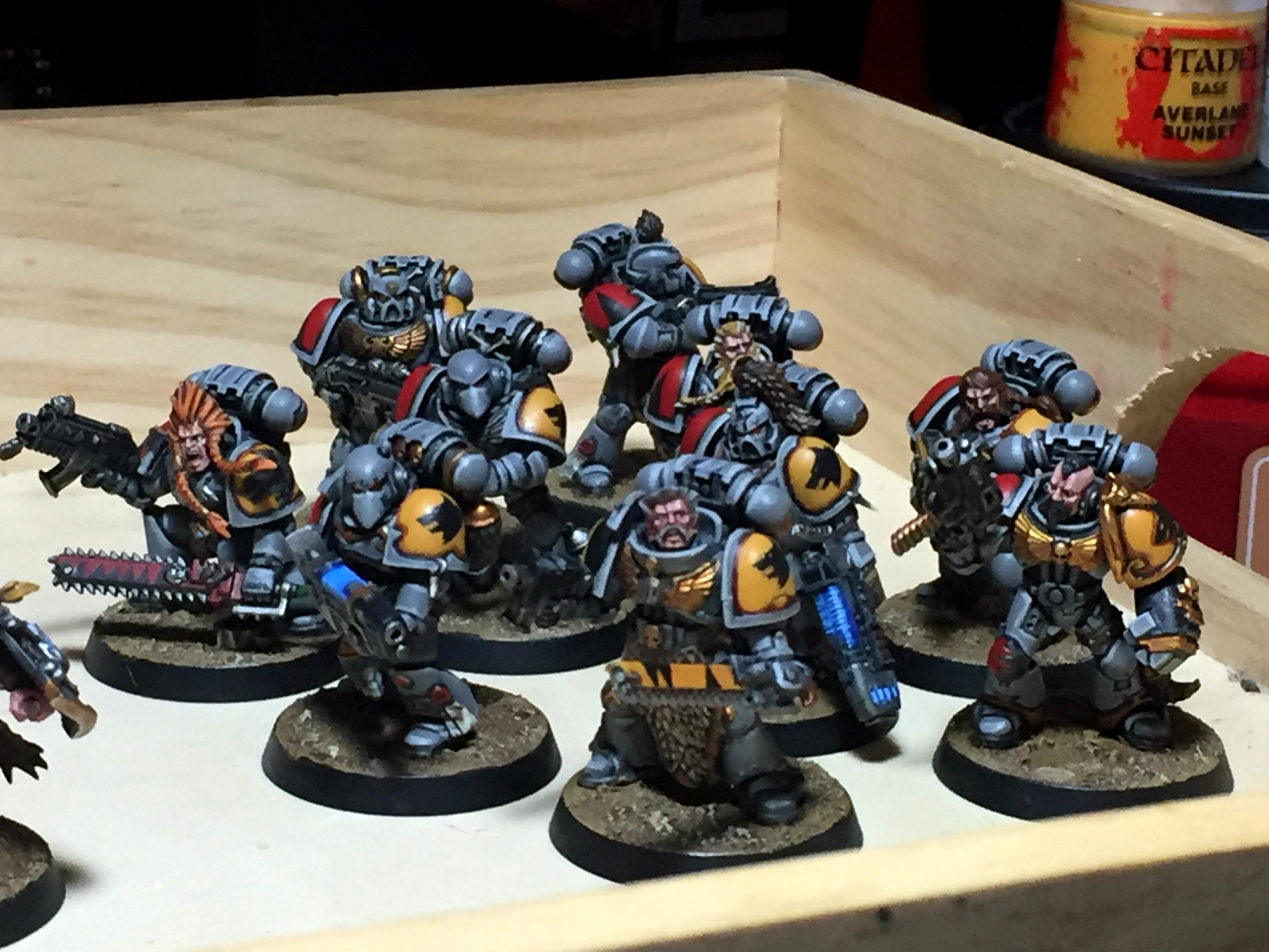 Greyhunter, Space Wolves, Squad - Finished unit 2 - Gallery - DakkaDakka