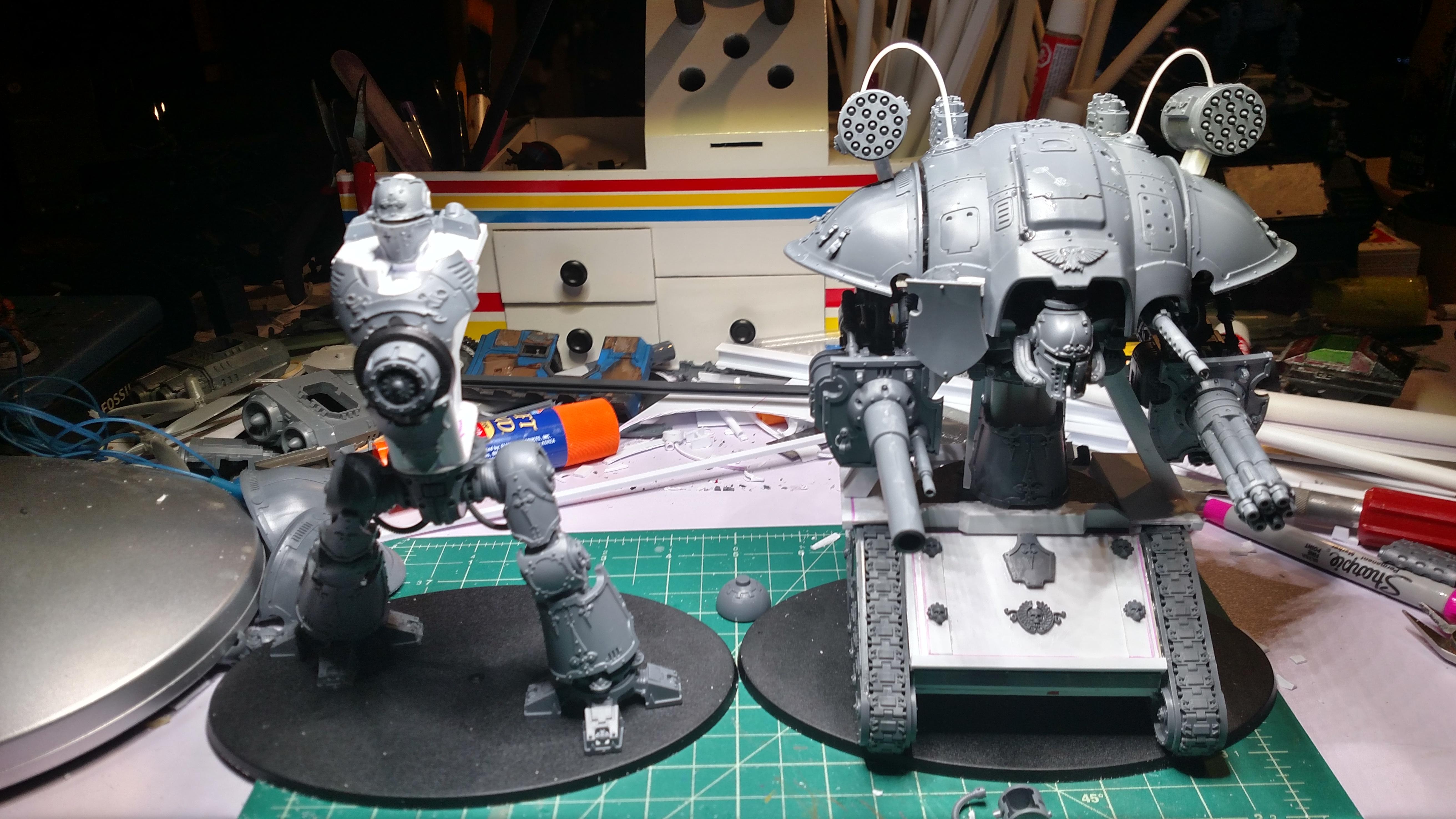 Huminoid Knight front. + Knight Tank WIP