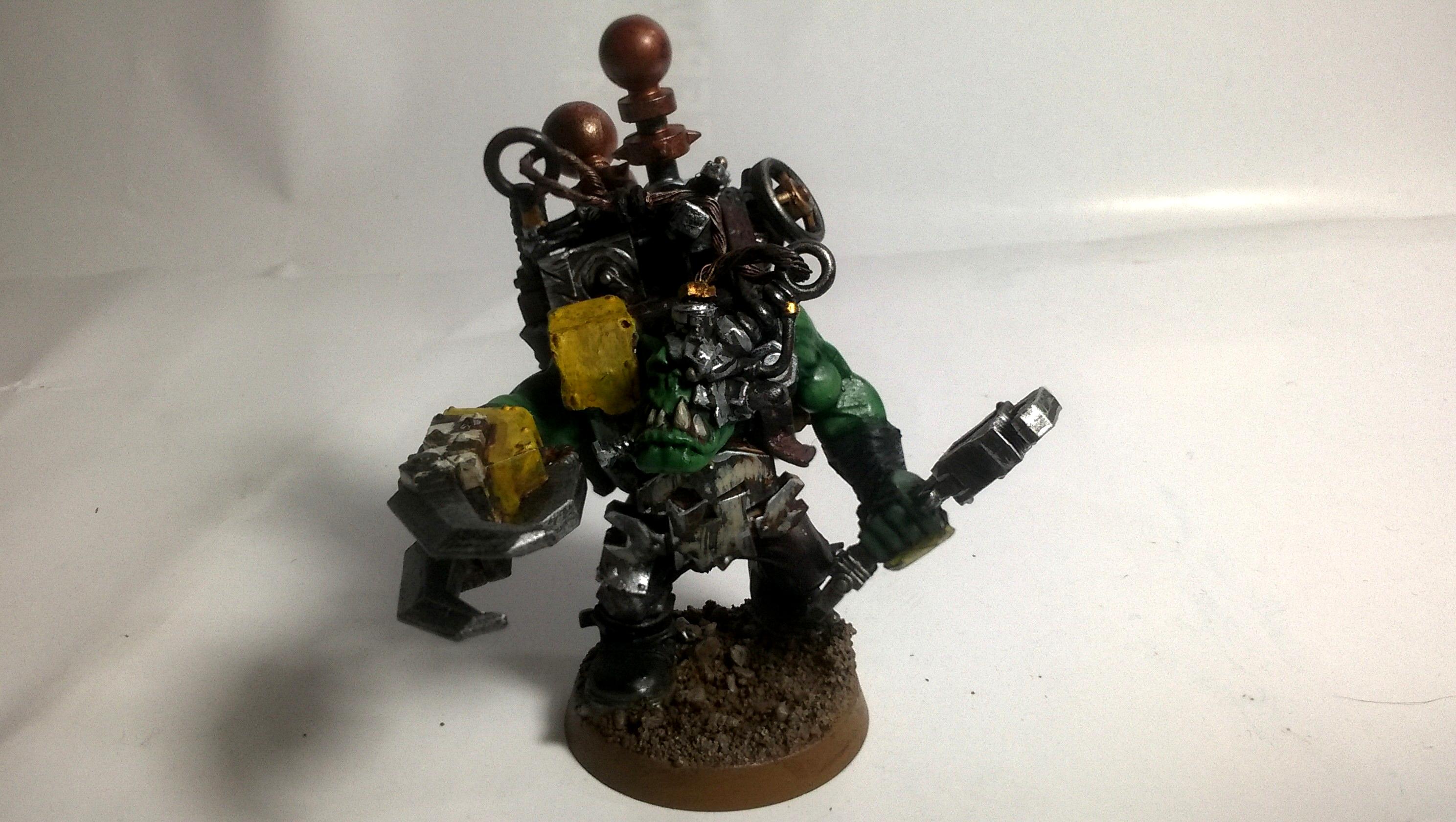 Bigmek, Convertion, Merlin, Orks, Scrapbuild
