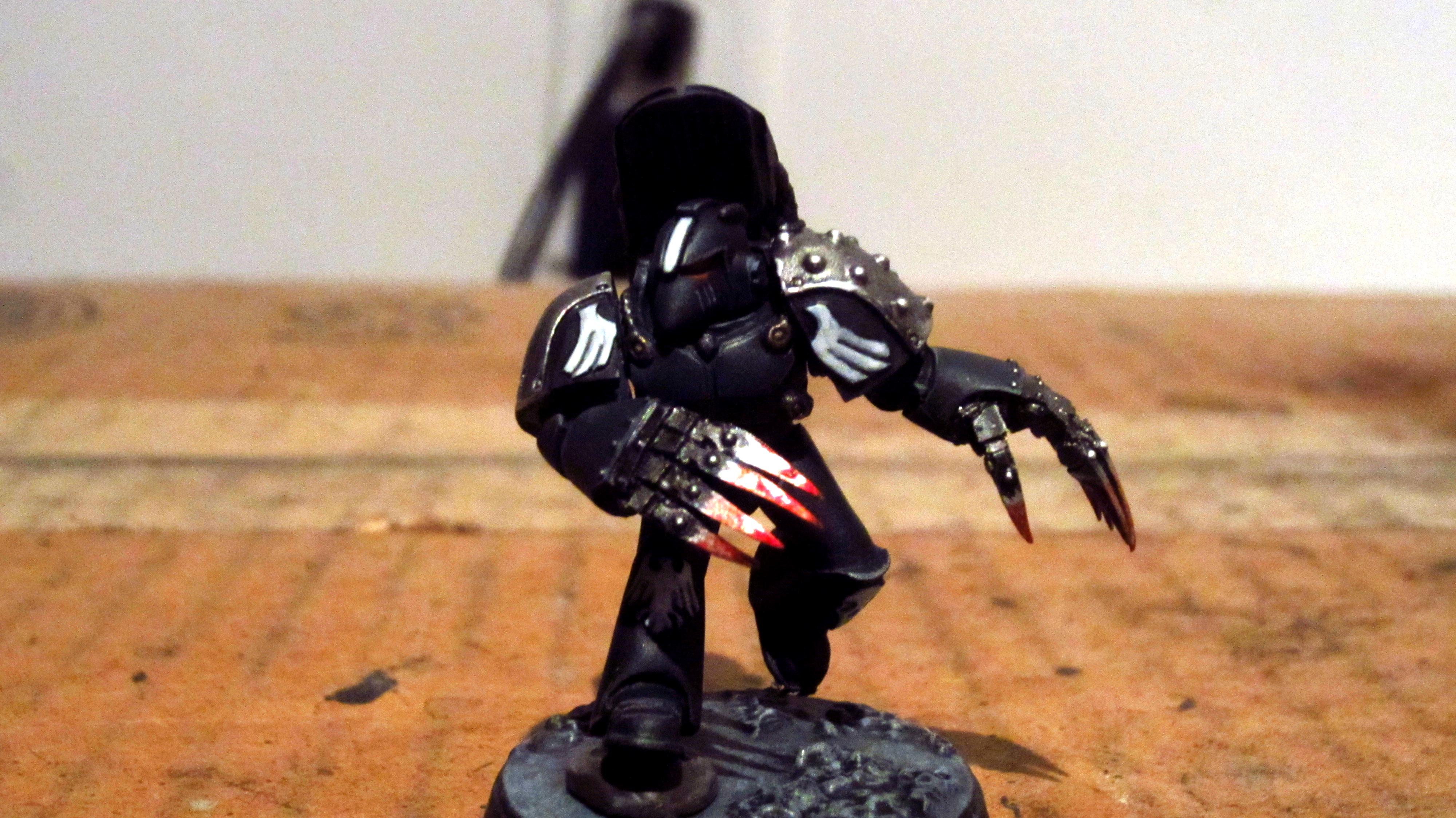 30k, Black, Dark Fury, Horus Heresy, Jump Pack, Lightning Claws, Raven Guard, White