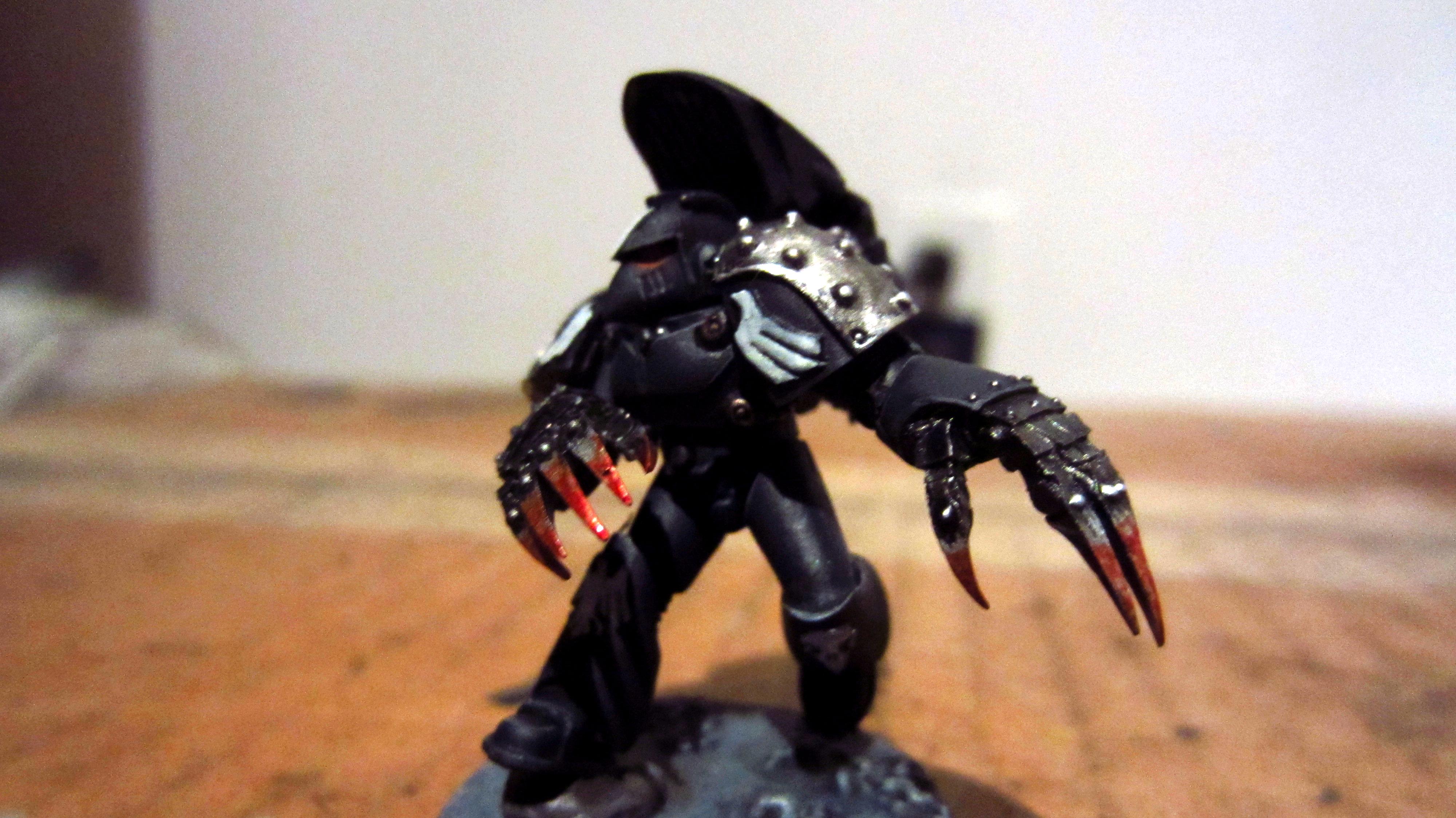30k, Black, Dark Fury, Horus Heresy, Jump Pack, Lightning Claws, Raven Guard, White