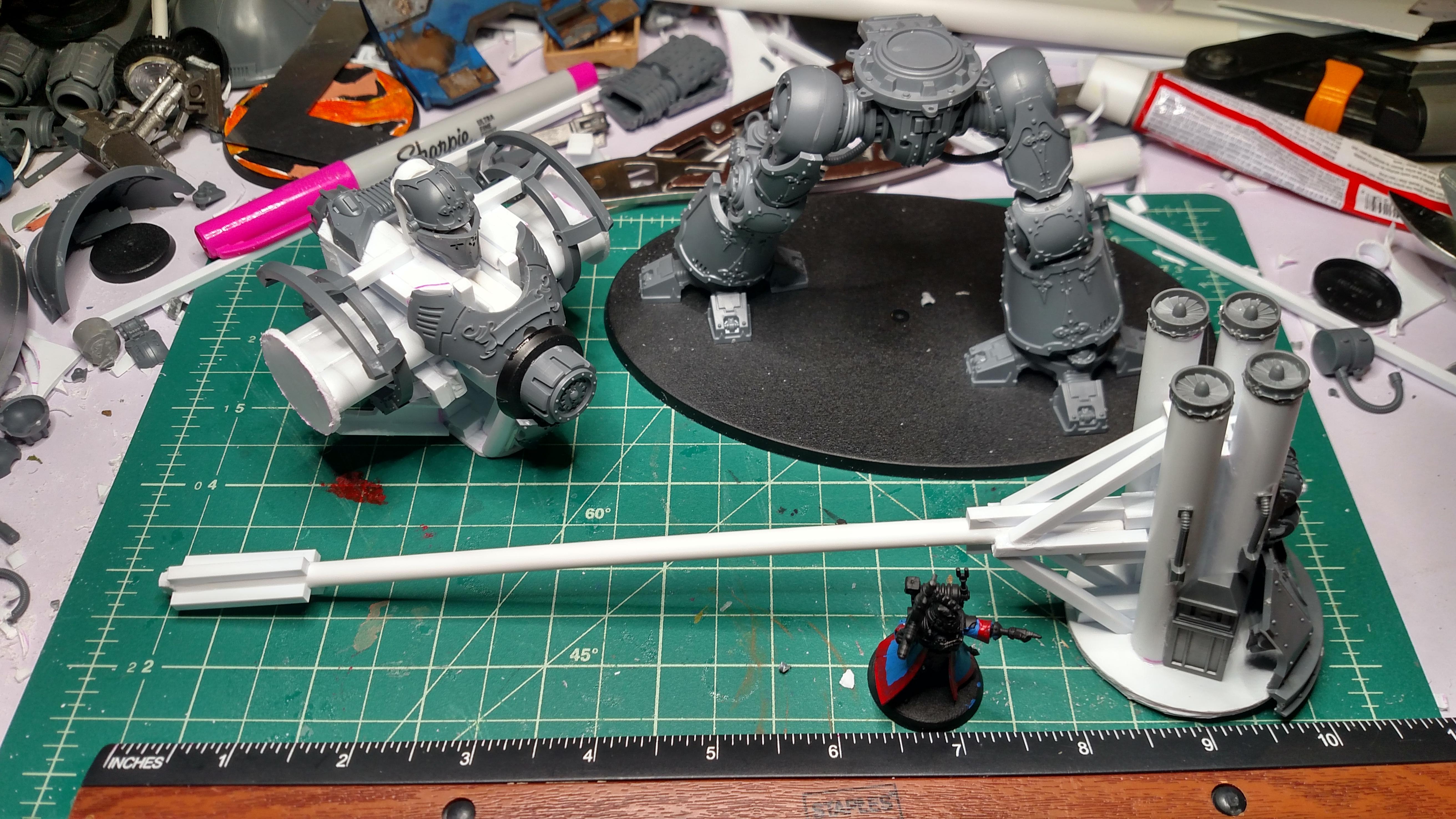 Knight Hammer + Torso and legs. WIP