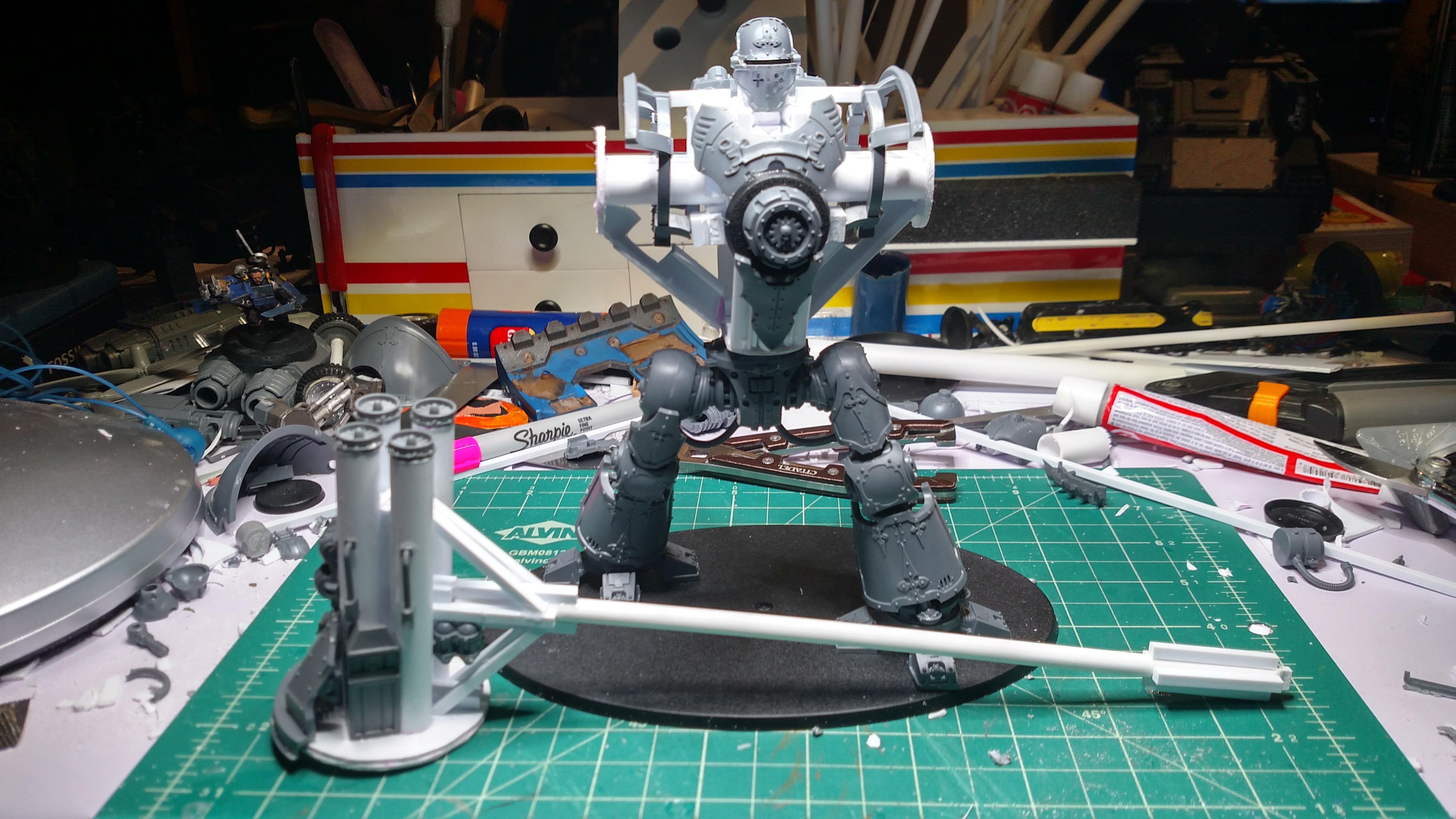 Humanoid Knight + Hammer WIP