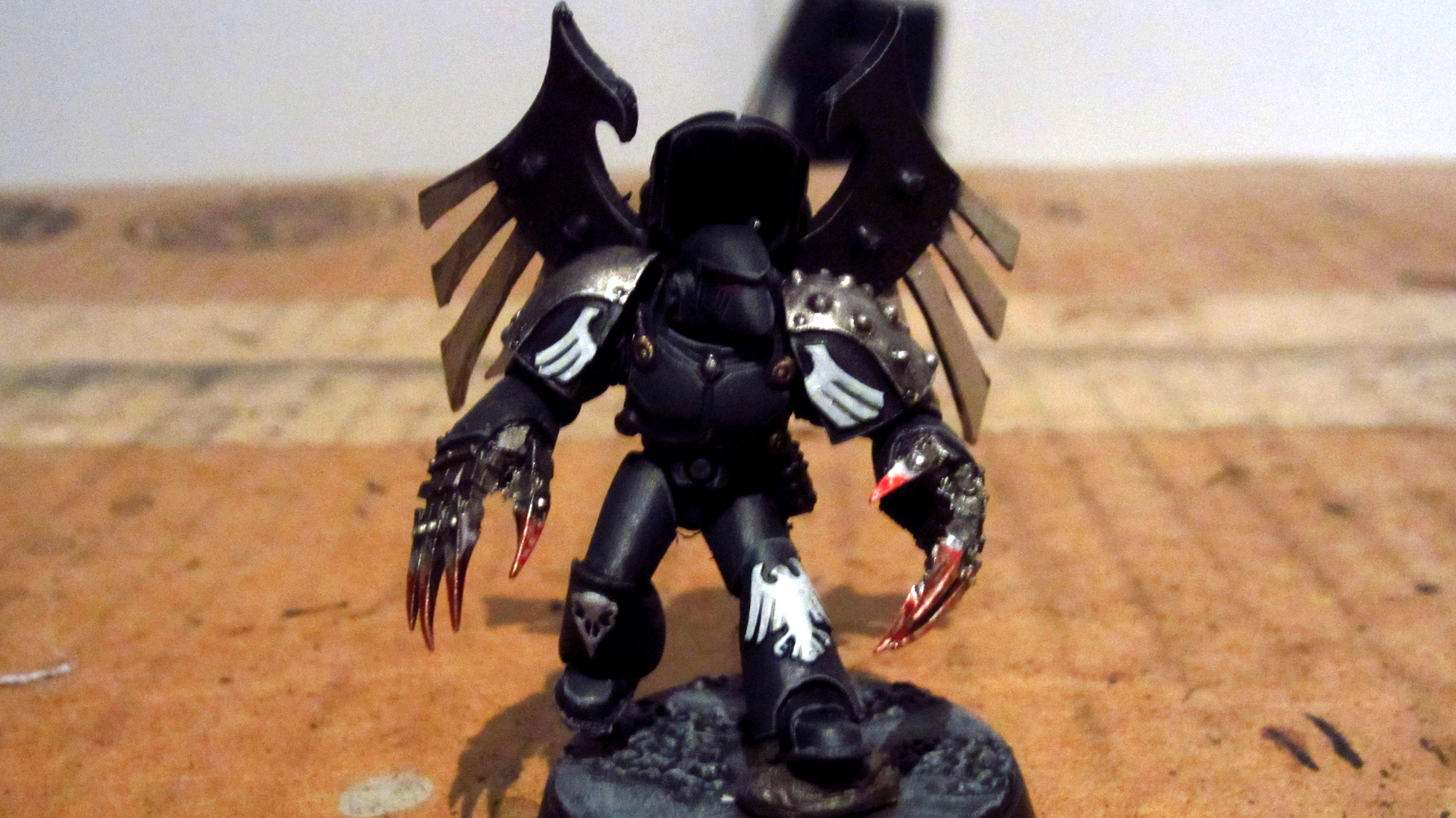 30k, Black, Dark Fury, Horus Heresy, Jump Pack, Lightning Claws, Raven Guard, White