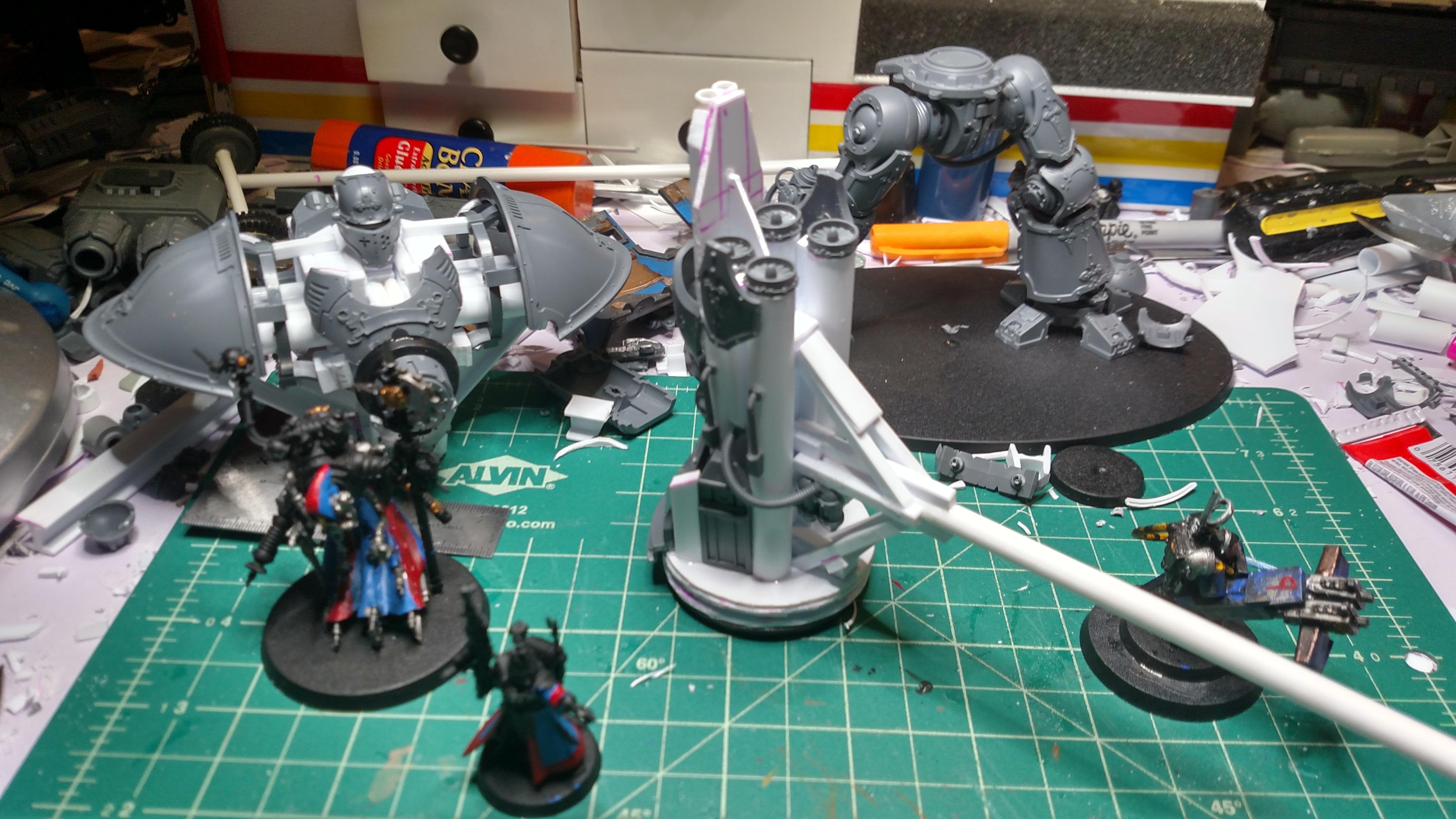 Knight Hammer scale bottom. WIP
