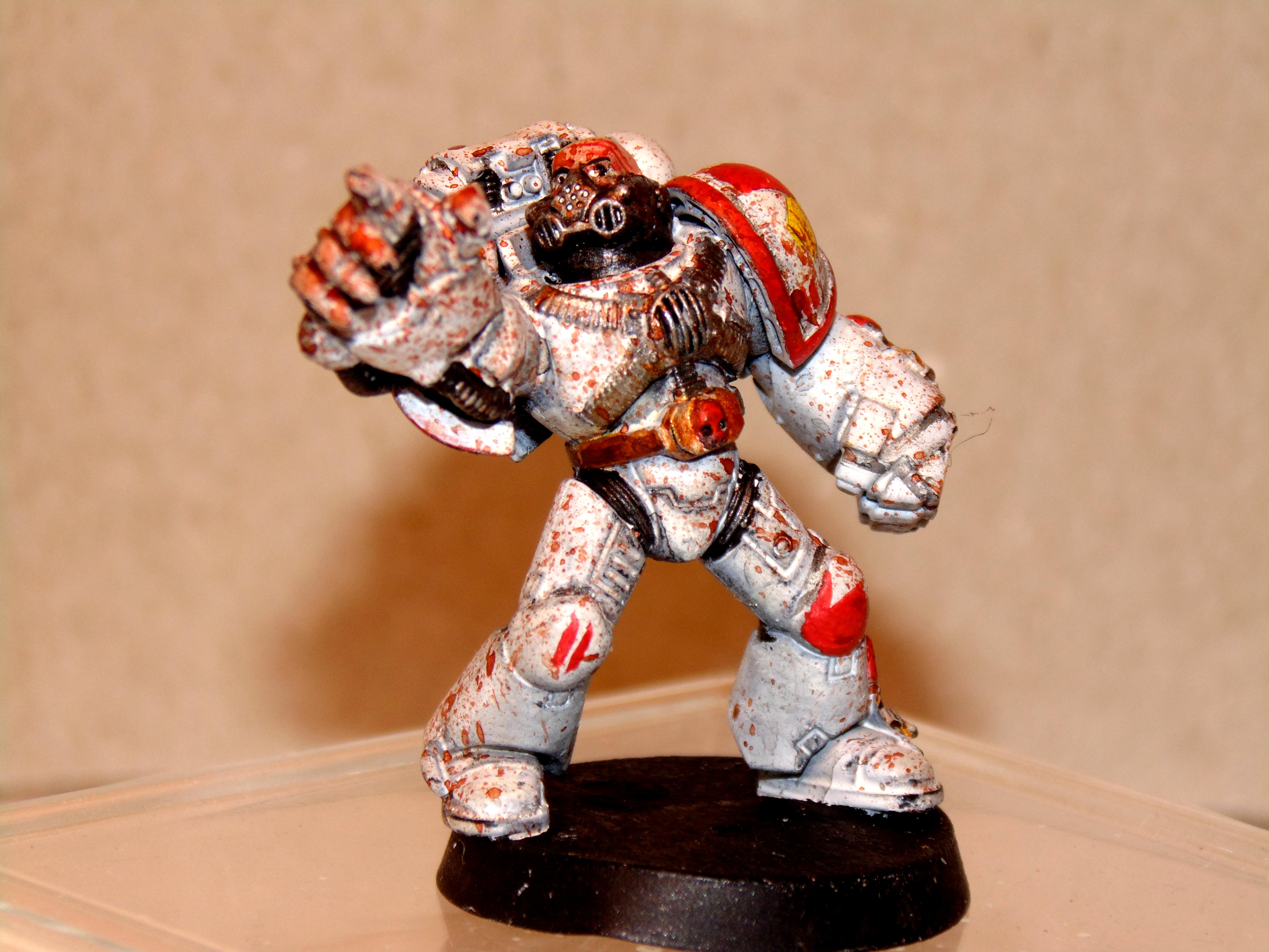 Attack, Bike, Conversion, Crazy, Dreadnought, Hands, Ih, Iron, Mad, Painting, Parts, Sarkophagus, Scars, Scratch, Space, Space Marines, Test, Trike, White, Work In Progress