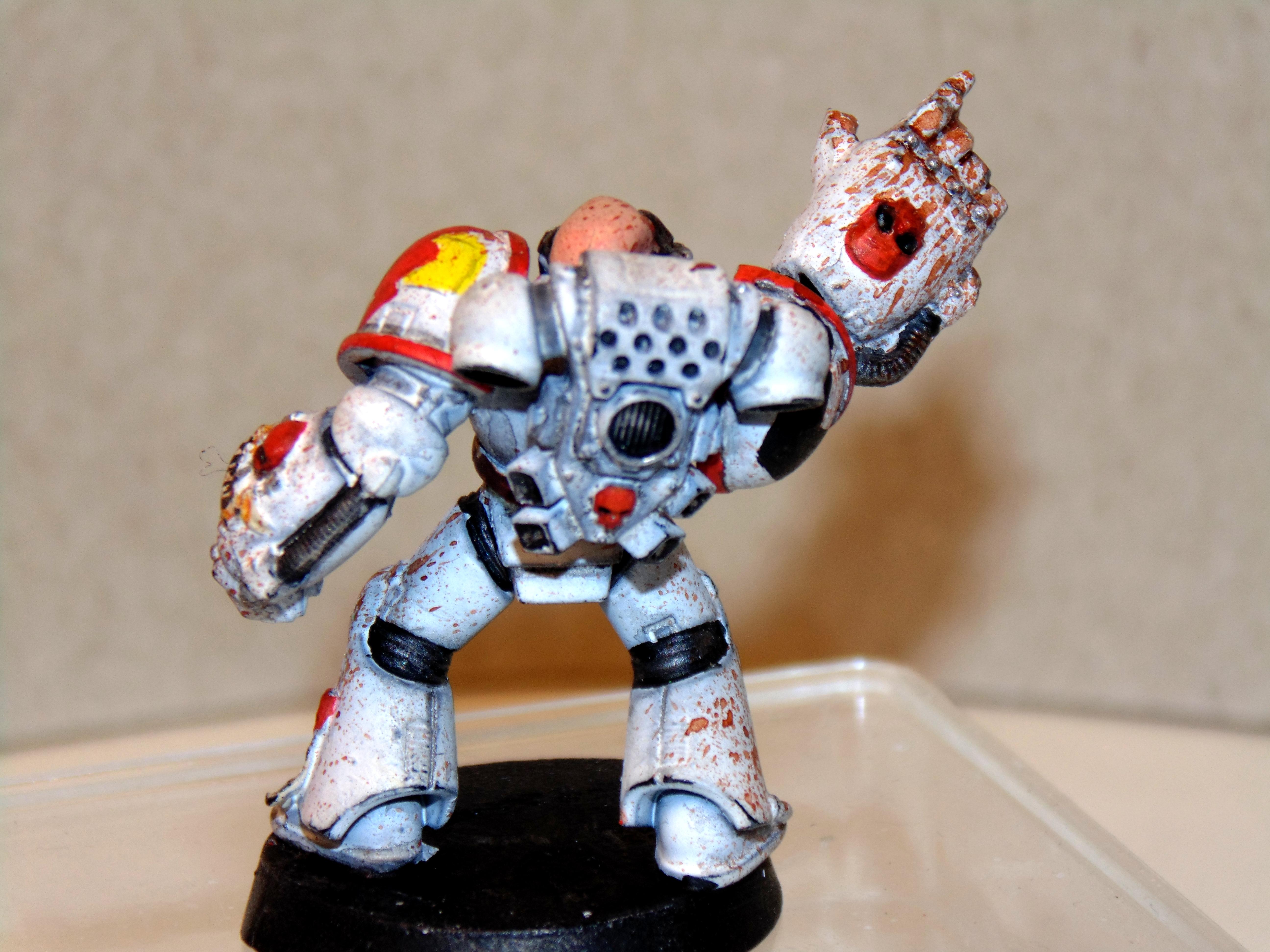 Attack, Bike, Conversion, Crazy, Dreadnought, Hands, Ih, Iron, Mad, Painting, Parts, Sarkophagus, Scars, Scratch, Space, Space Marines, Test, Trike, White, Work In Progress