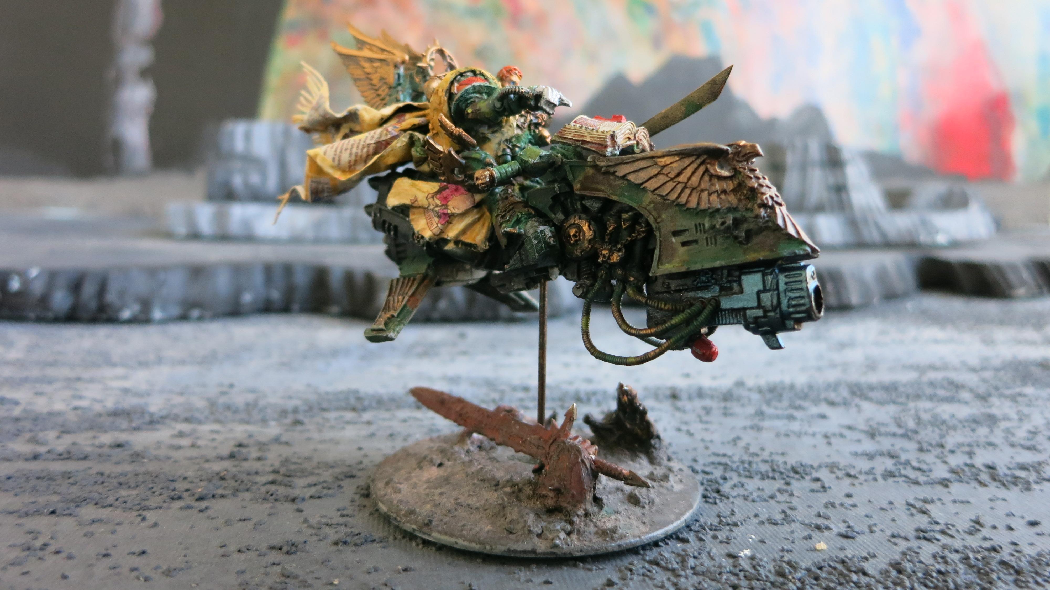 Bike, Command Squad, Corvex, Dark Angels, Jeetbike, Ravenwing, Relic Of Caliban, Sammael