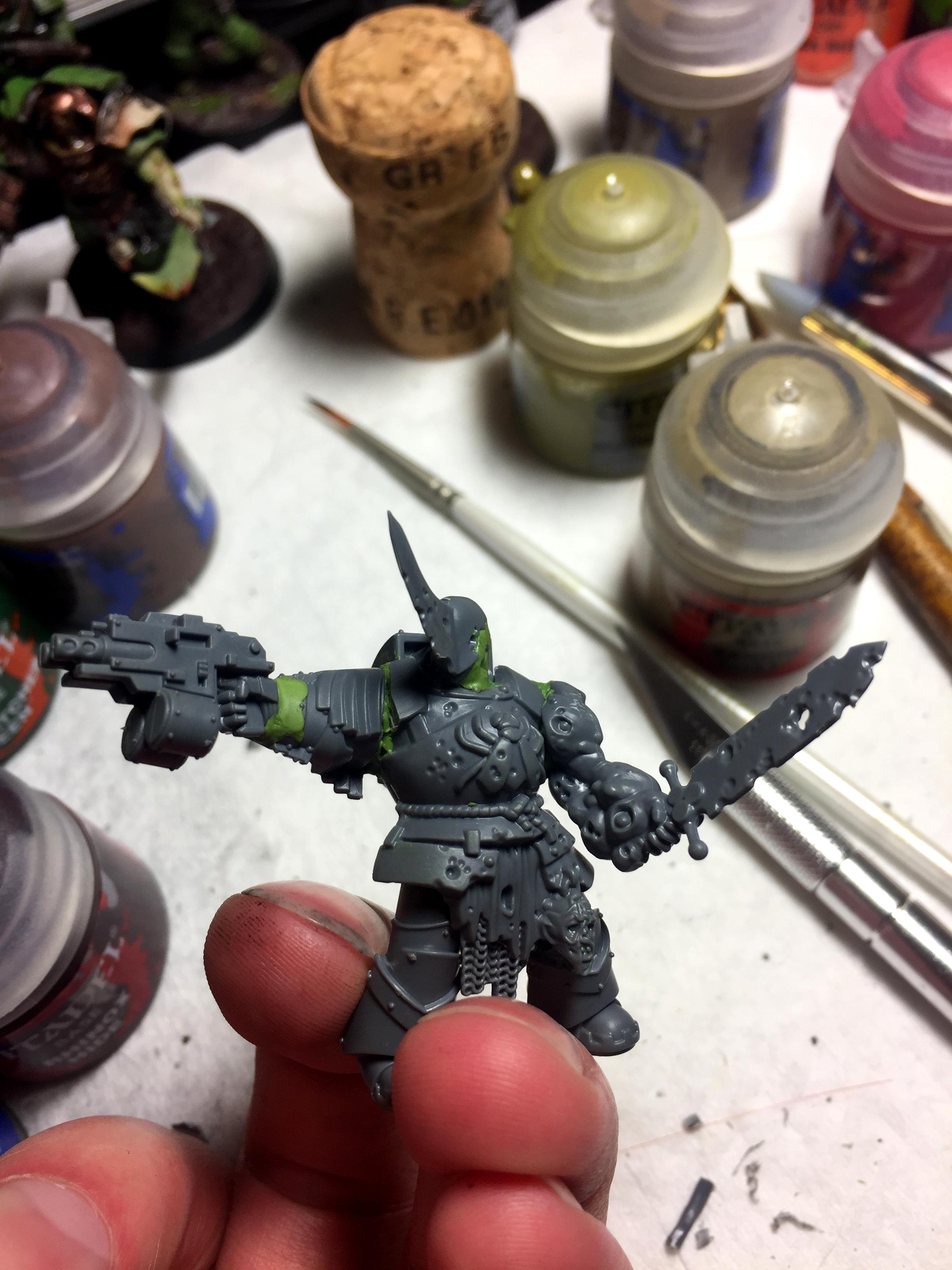 Chaos, Death Guard, Nurgle, Plague, Space Marines, Terminator Armor