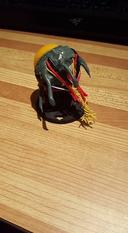 Other side, the wires are going for an optic nerve kinda look