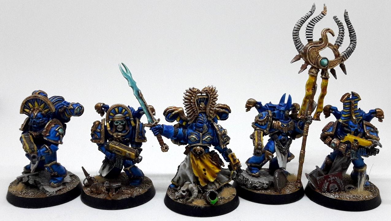 Chaos, Conversion, Painted, Space Marines, Thousand Sons, Warhammer 40,000